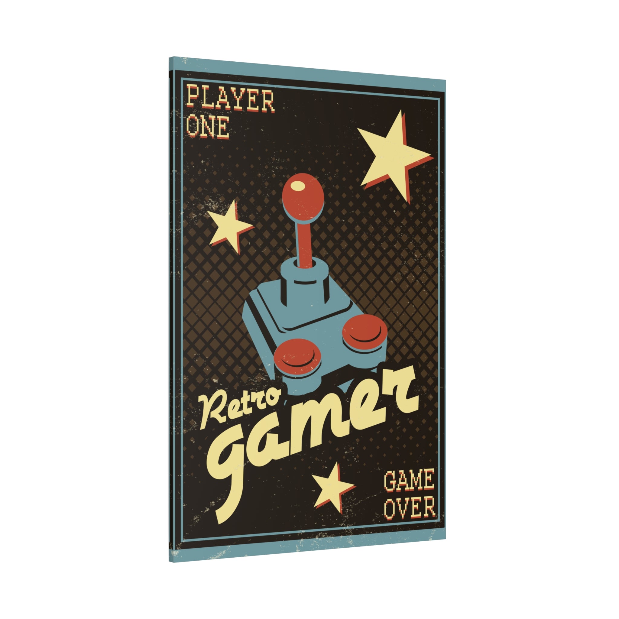 canvas-wall-art-retro-gamer-home-decor-game-over-matte-canvas-print-gaming-wall-decor-video-game-art-gamer-gift-vintage-art