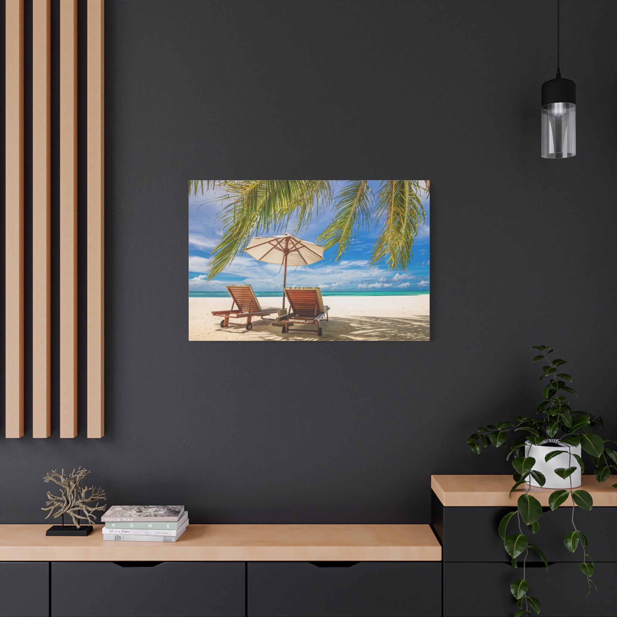 canvas-print-beach-scene-wall-art-coastal-decor-ocean-view-stretched-matte-canvas-print-home-decoration-beach-chairs-tropical