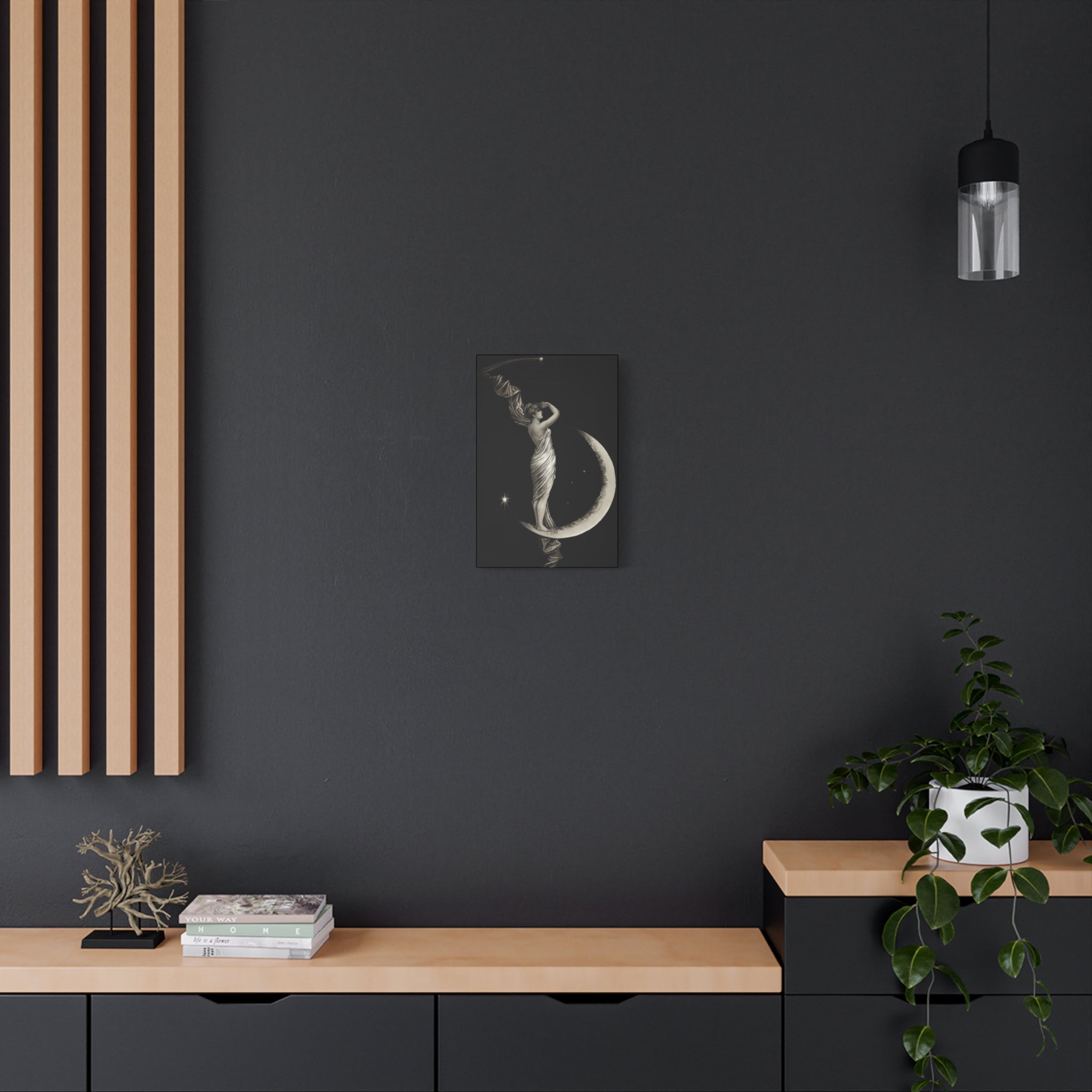 canvas-print-the-universal-favorite-1889-by-geo-h-walker-black-and-white-retro-art-moon-decor-comet-art-matte-canvas