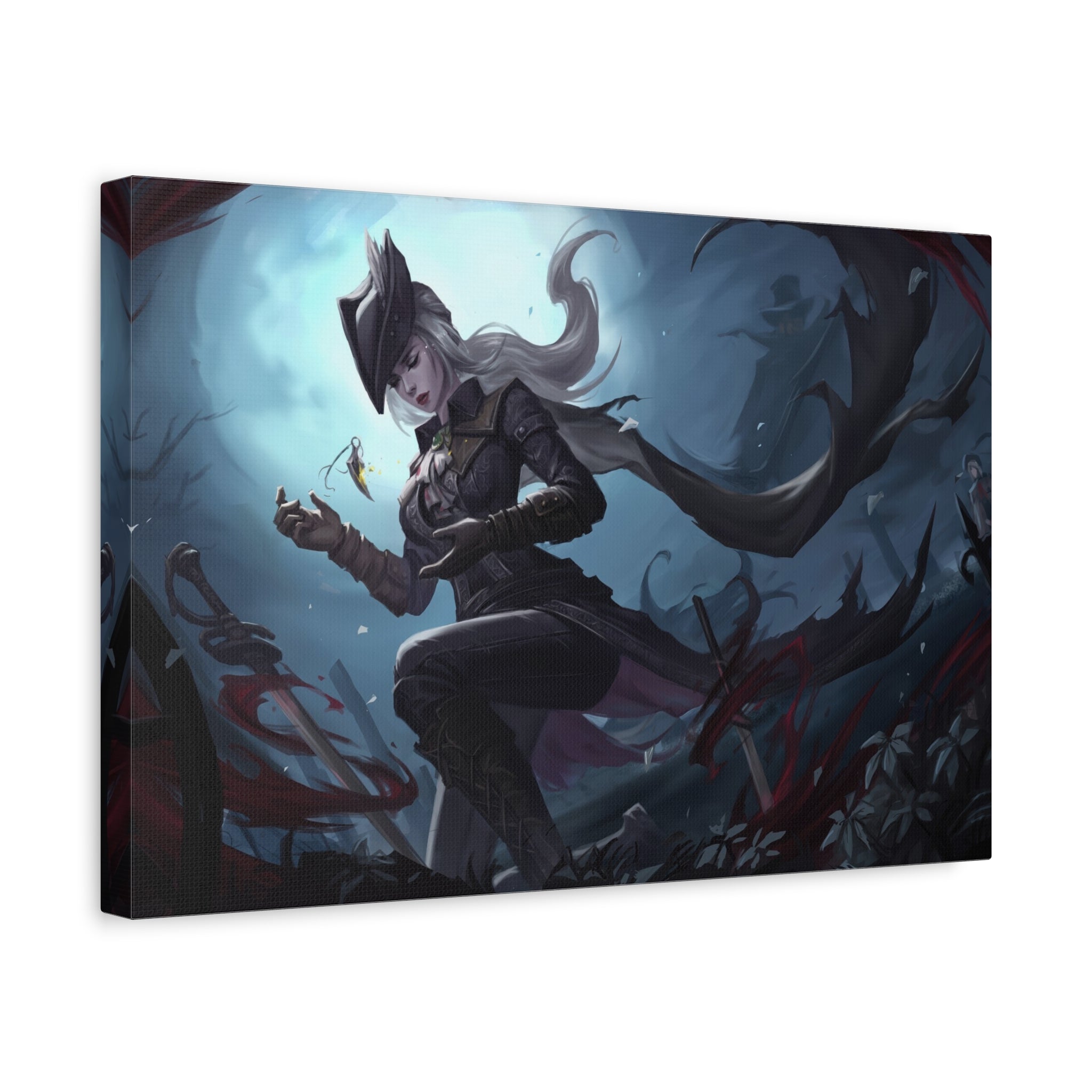 Bloodborne The Hunter Lady Maria Canvas Wall Art, Home Decor, Game Wall Art Print
