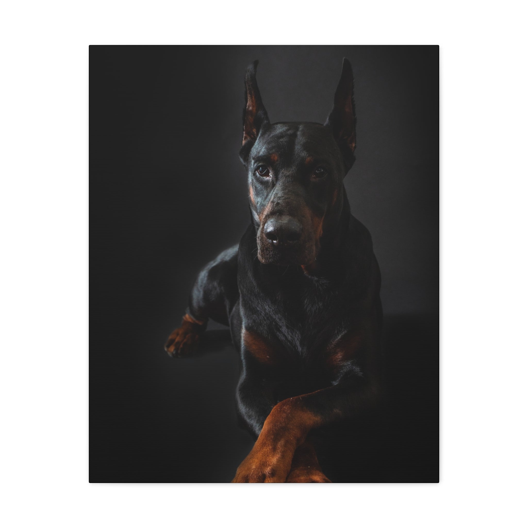 canvas-print-doberman-dog-wall-art-home-decor-office-decor-stretched-matte-canvas-1-25-gift-for-dog-lovers-animal-artwork-pet