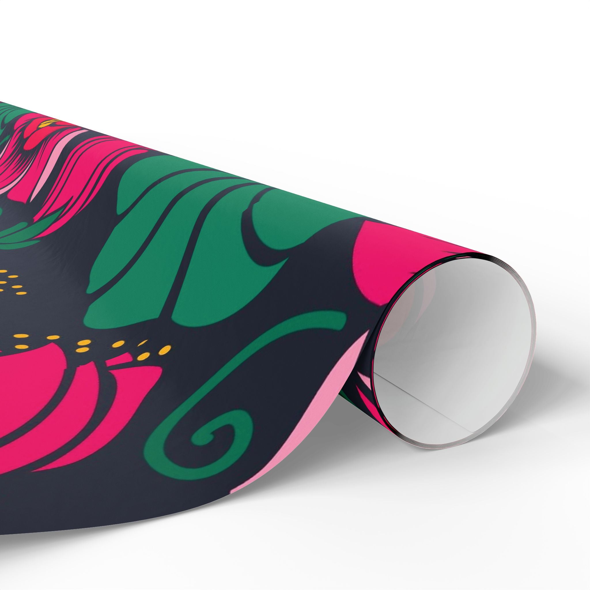 vintage-retro-pink-tulip-gift-wrap-30x72-inch-floral-design-birthday-wrapping-decorative-craft-paper-holiday-gift-wrap-elegan