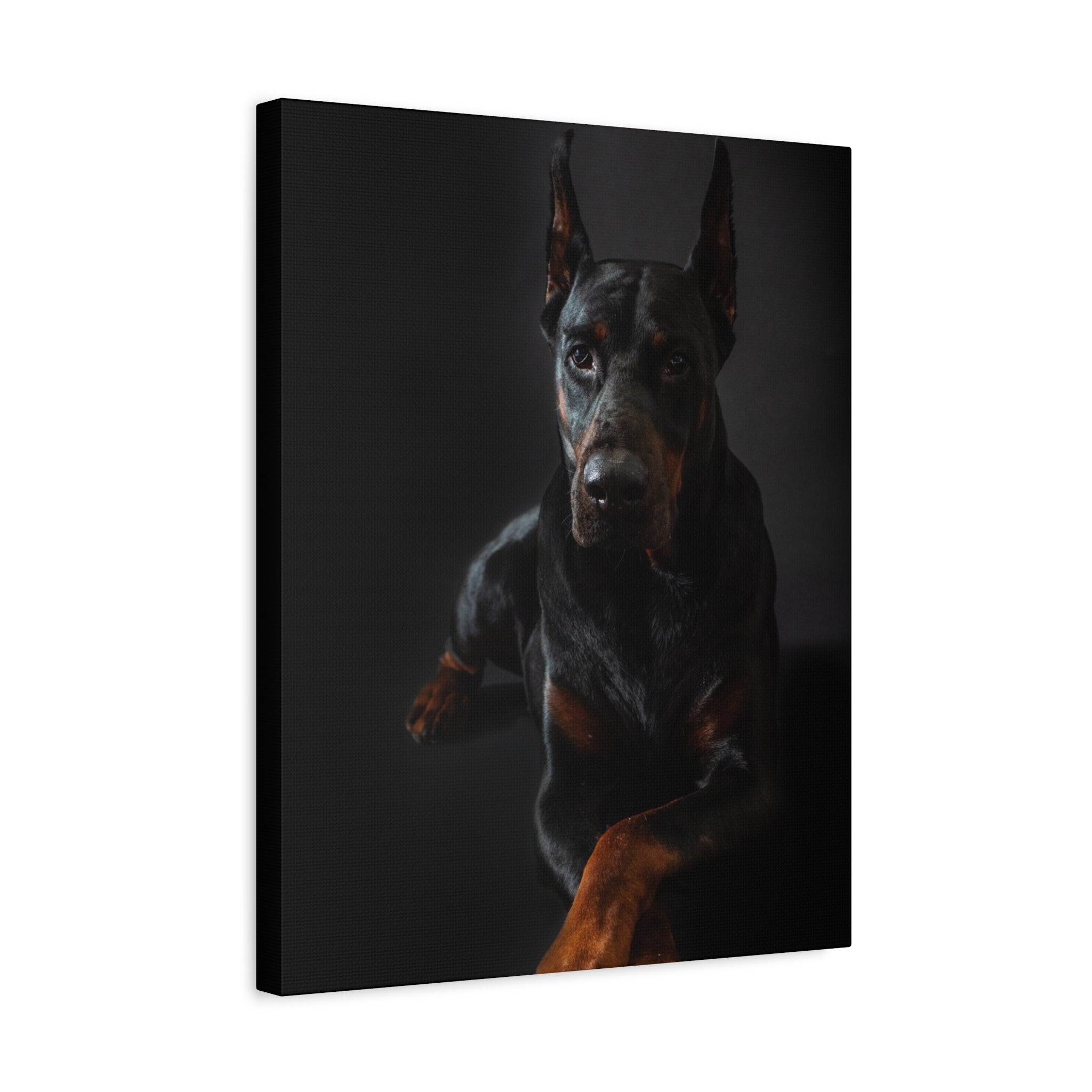 canvas-print-doberman-dog-wall-art-home-decor-office-decor-stretched-matte-canvas-1-25-gift-for-dog-lovers-animal-artwork-pet