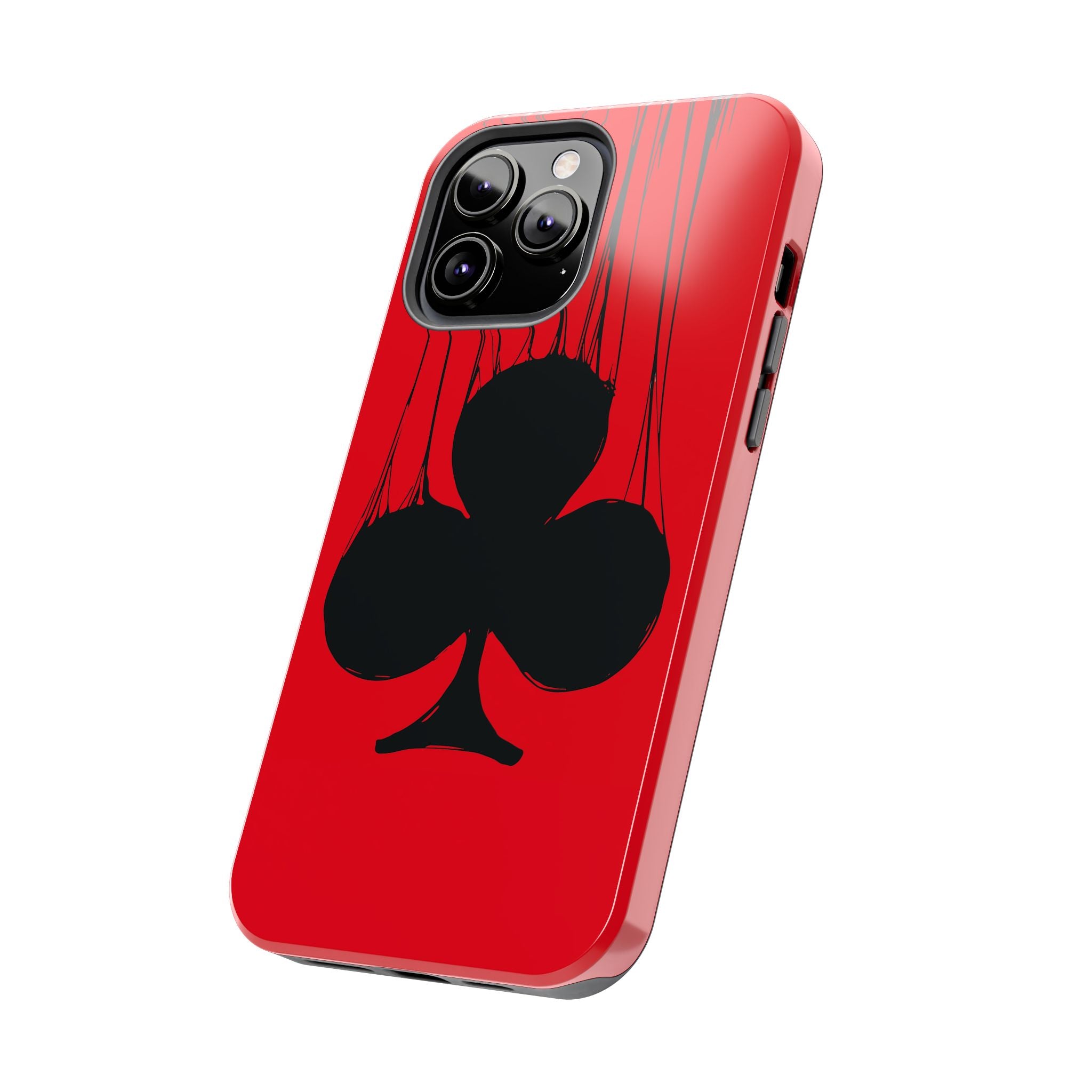 clubs-playing-cards-iphone-tough-case-protective-iphone-cover-card-game-lover-gift-gambling-theme-iphone-case-durable-card-su