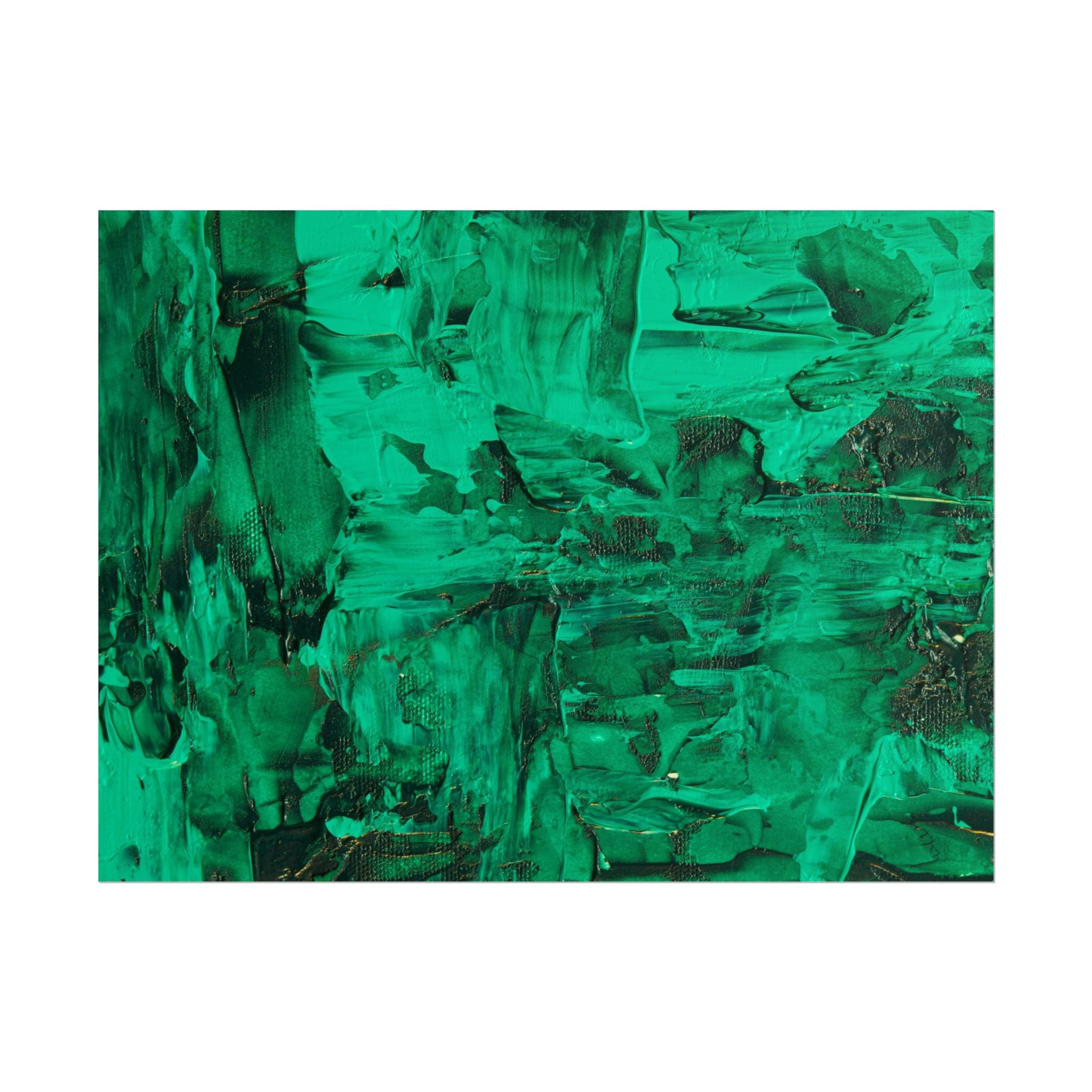 Abstract Green Poster Wall Art, Home Decor, Office Decor, Green Canvas Bedroom, Green Poster Print, Modern Art, Green Wall Decor