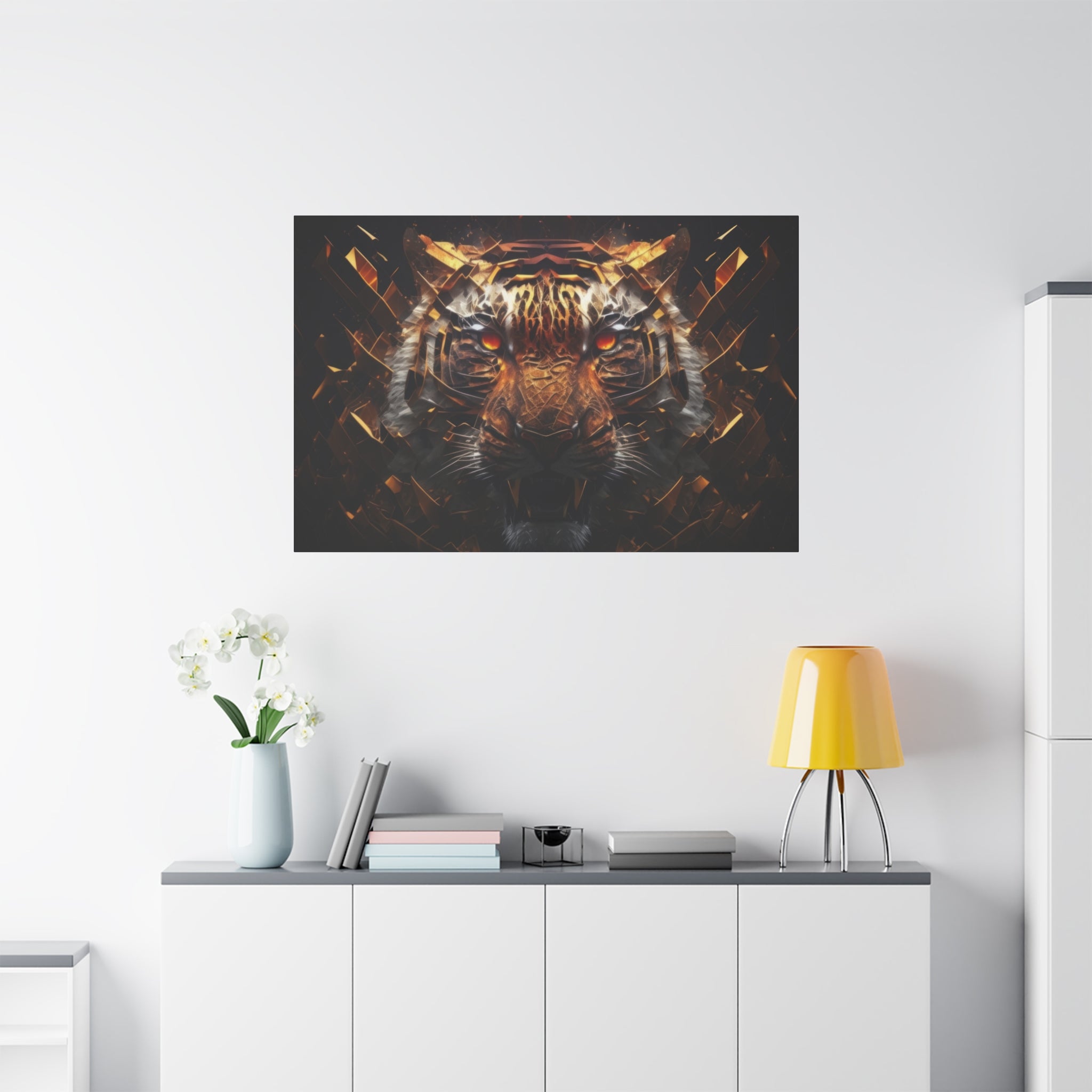 canvas-print-tiger-face-predator-fantasy-art-home-living-room-decor-matte-stretched-wall-art-animal-art-tiger-canvas