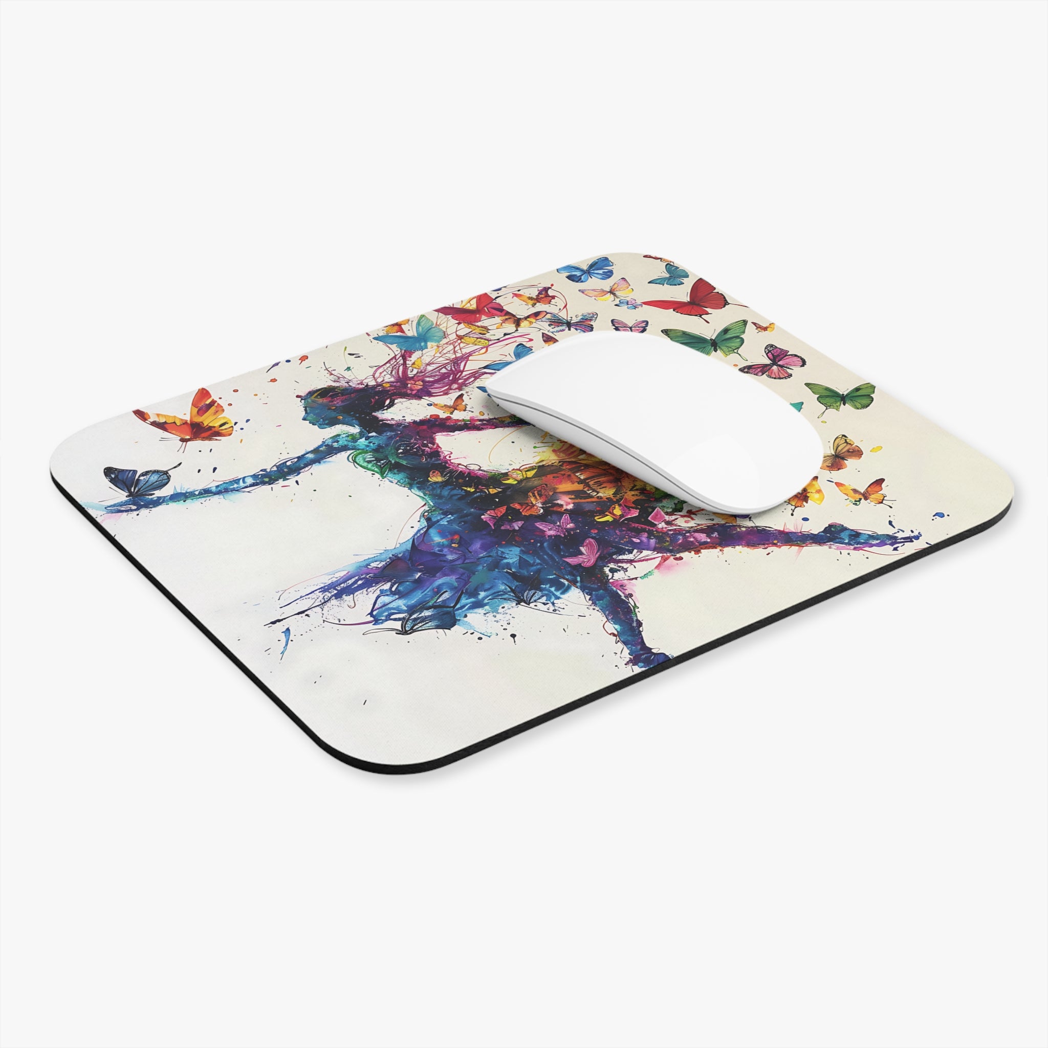 dancing-ballerina-girl-and-butterflies-watercolor-mouse-pad-artistic-desk-accessory-whimsical-aesthetic-mousepad