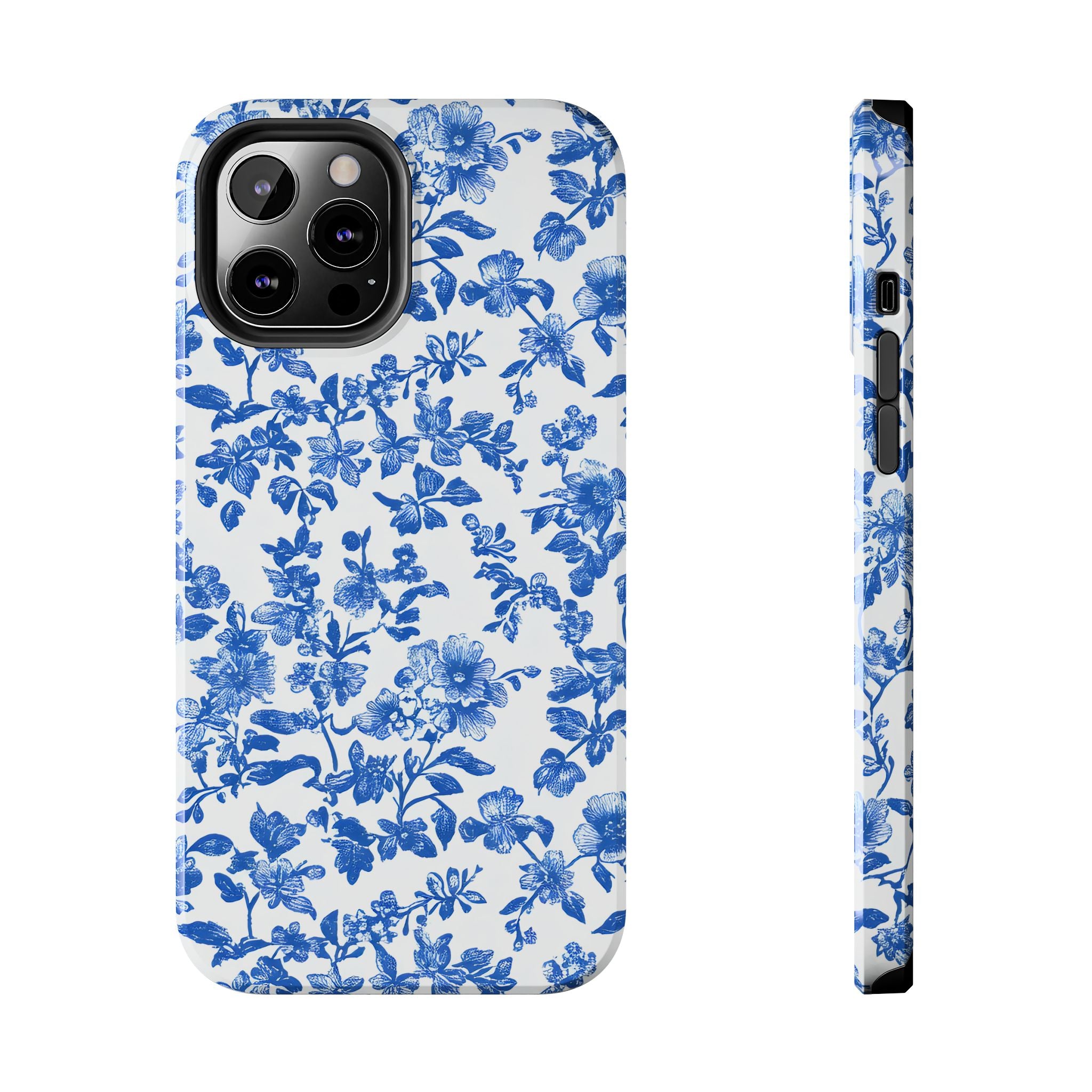 french-toile-floral-tough-iphone-case-blue-iphone-cover-protective-iphone-case-hard-shell-iphone-case-vintage-design-phone-ca