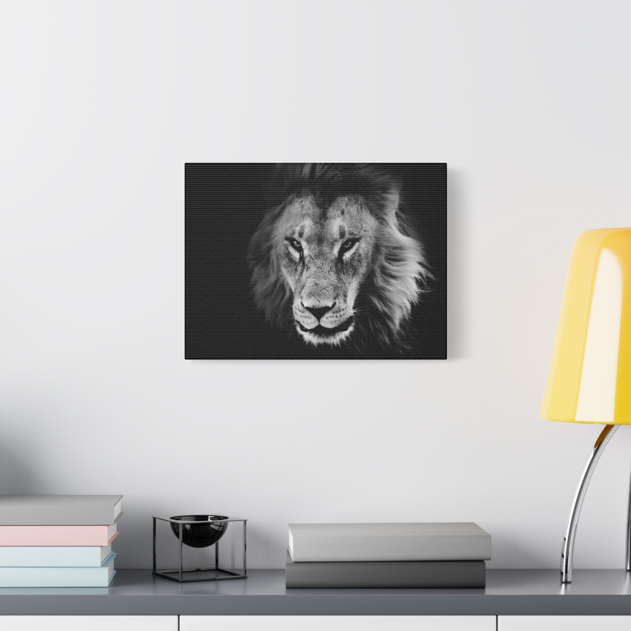 canvas-print-lion-wall-art-black-and-white-living-room-decor-matte-stretched-lion-poster-jungle-animal-art-print-wildlife-saf
