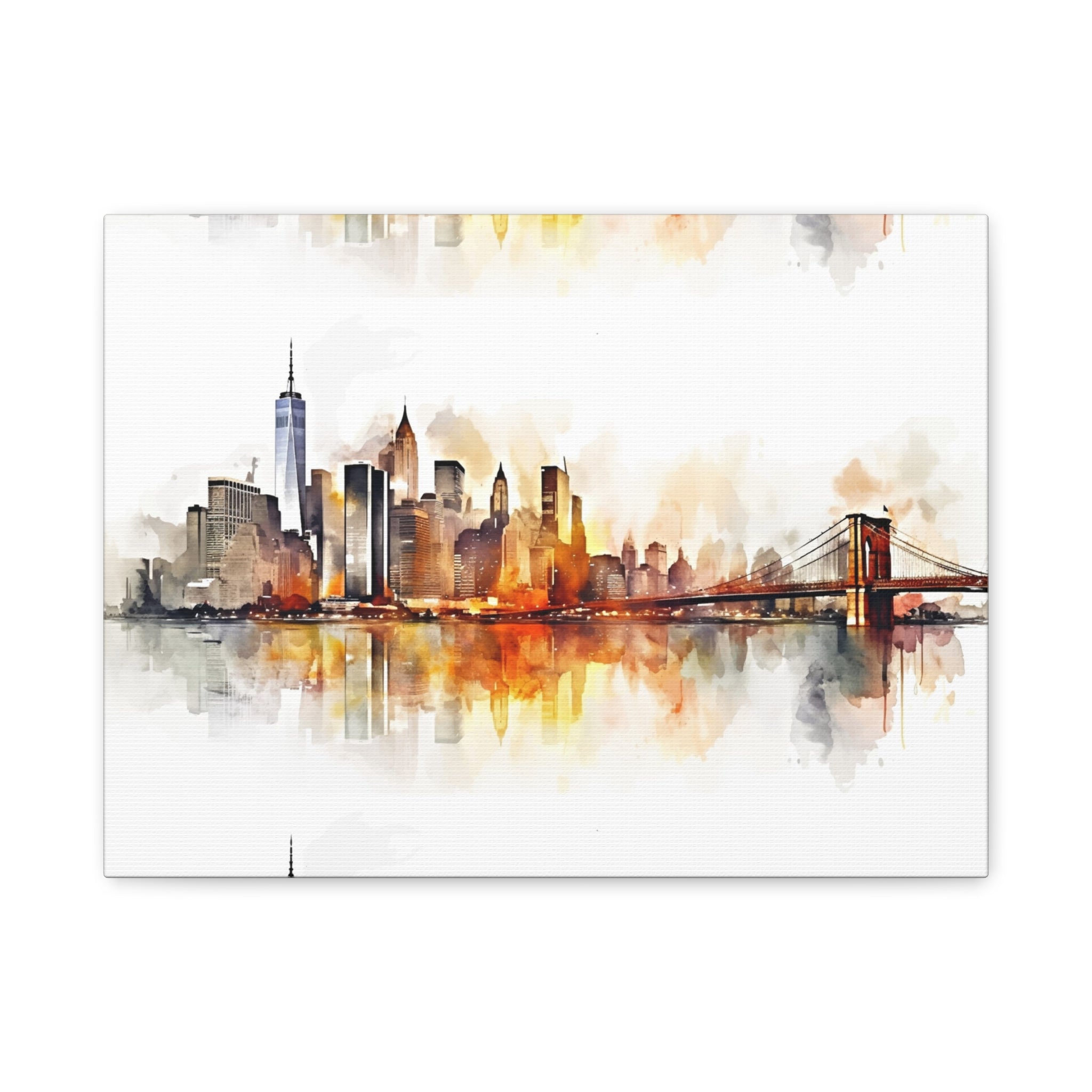 canvas-wall-art-print-watercolor-new-york-city-cityscape-home-decor-matte-stretched-alternative-nyc-wall-decor-urban-landscap