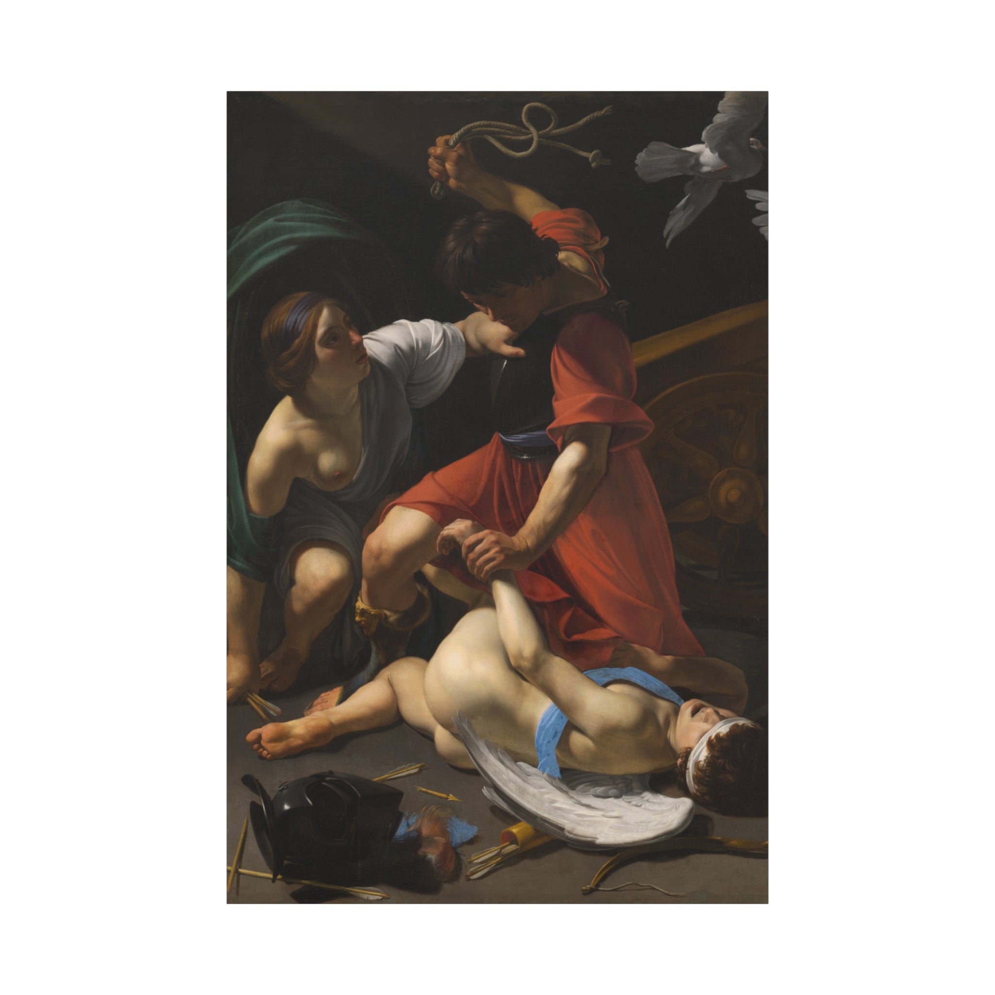 canvas-print-cupid-chastised-bartolomeo-manfredi-1613-matte-canvas-wall-art-stretched-1-25-inch-classic-art-decor-artwork