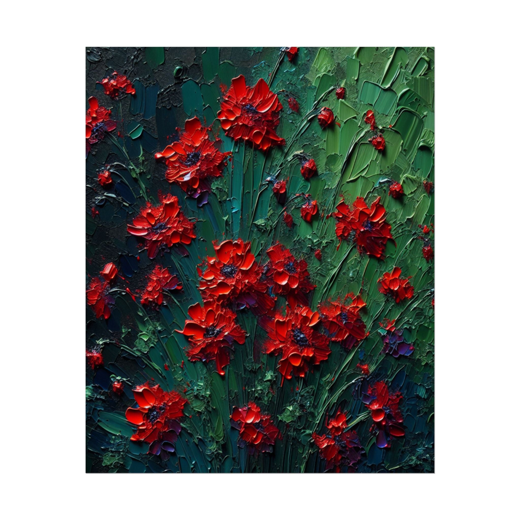 red-wildflowers-poster-print-impasto-oil-painting-look-stretched-wall-art-home-decor-floral-print-gift-for-nature-lover