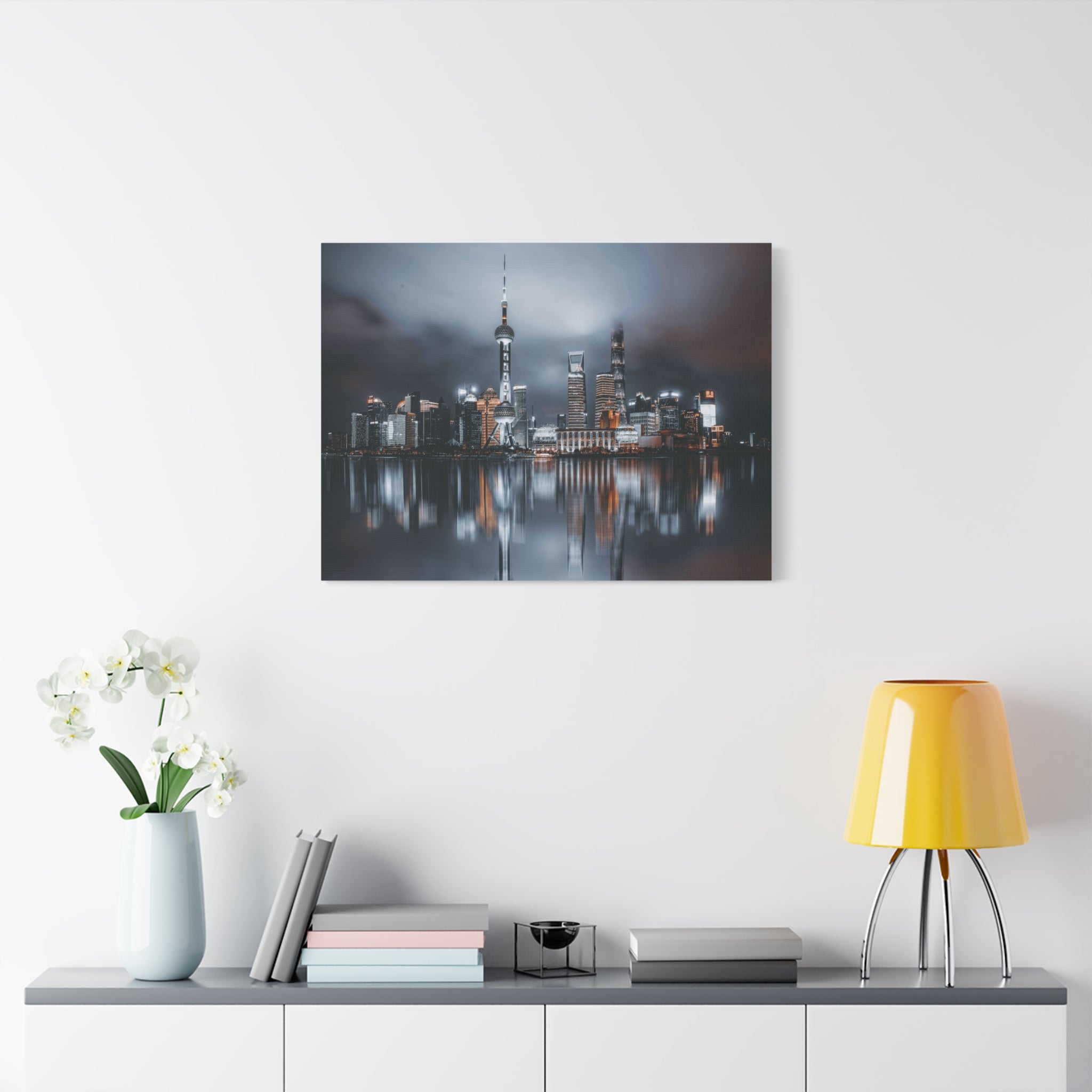 canvas-wall-art-shanghai-cityscape-matte-stretched-1-25-in-home-decor-wall-decor-living-room-art-gift-for-travelers-urban-art
