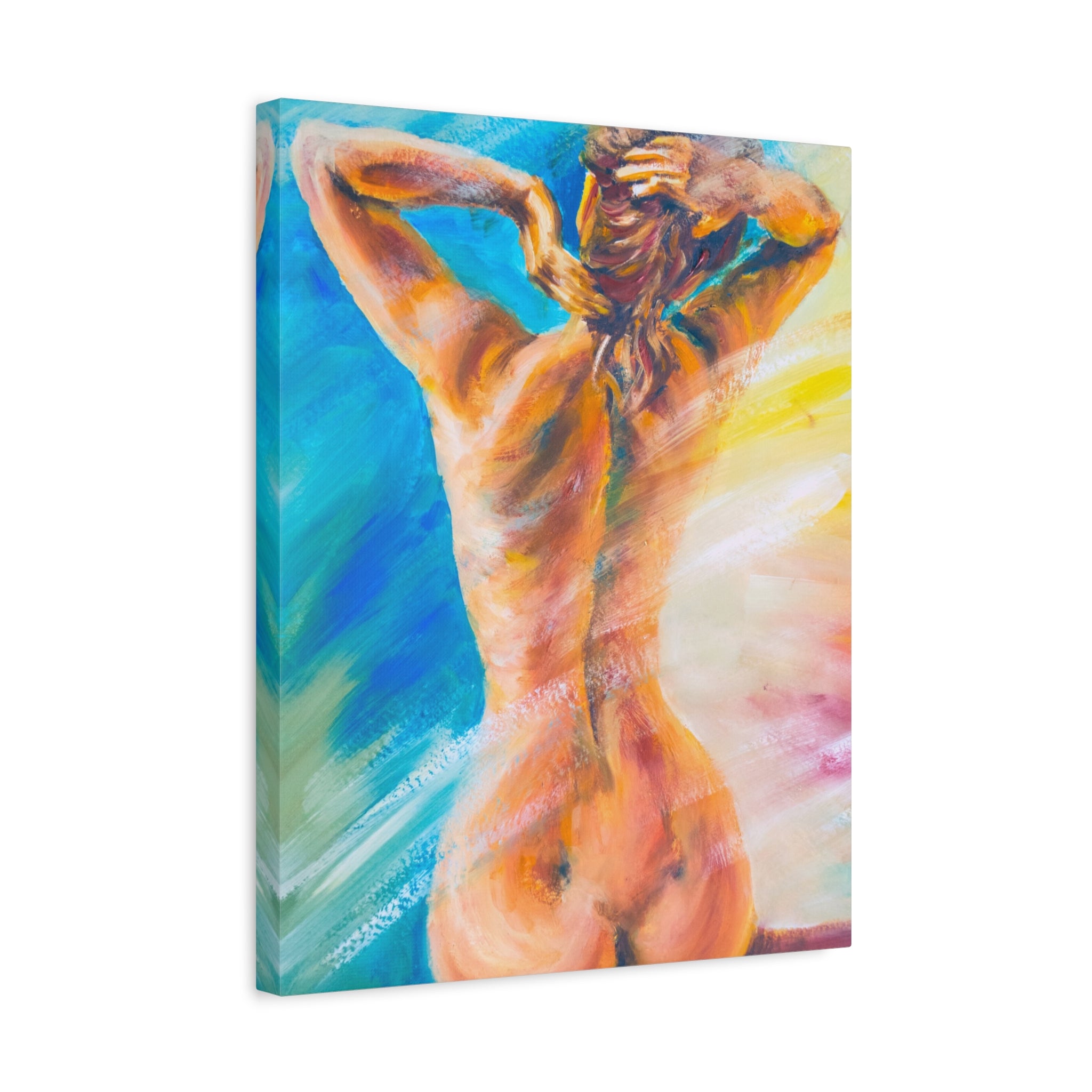canvas-print-violin-naked-woman-body-oil-effect-wall-decor-matte-stretched-art-musician-gift-bedroom-decoration-living-room-a