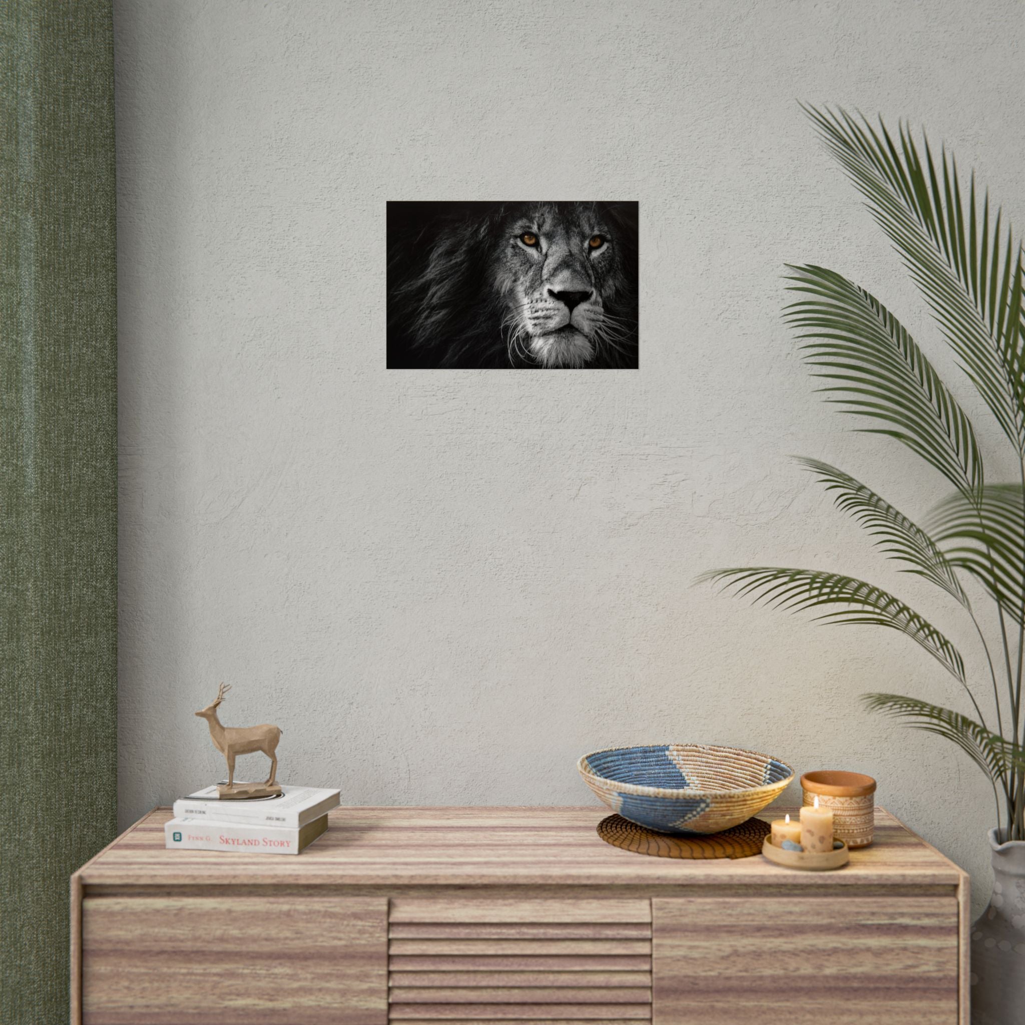 poster-print-lion-wall-art-black-and-white-monochrome-decor-living-room-decor-lion-poster-jungle-animal-art-print-wildlife-sa