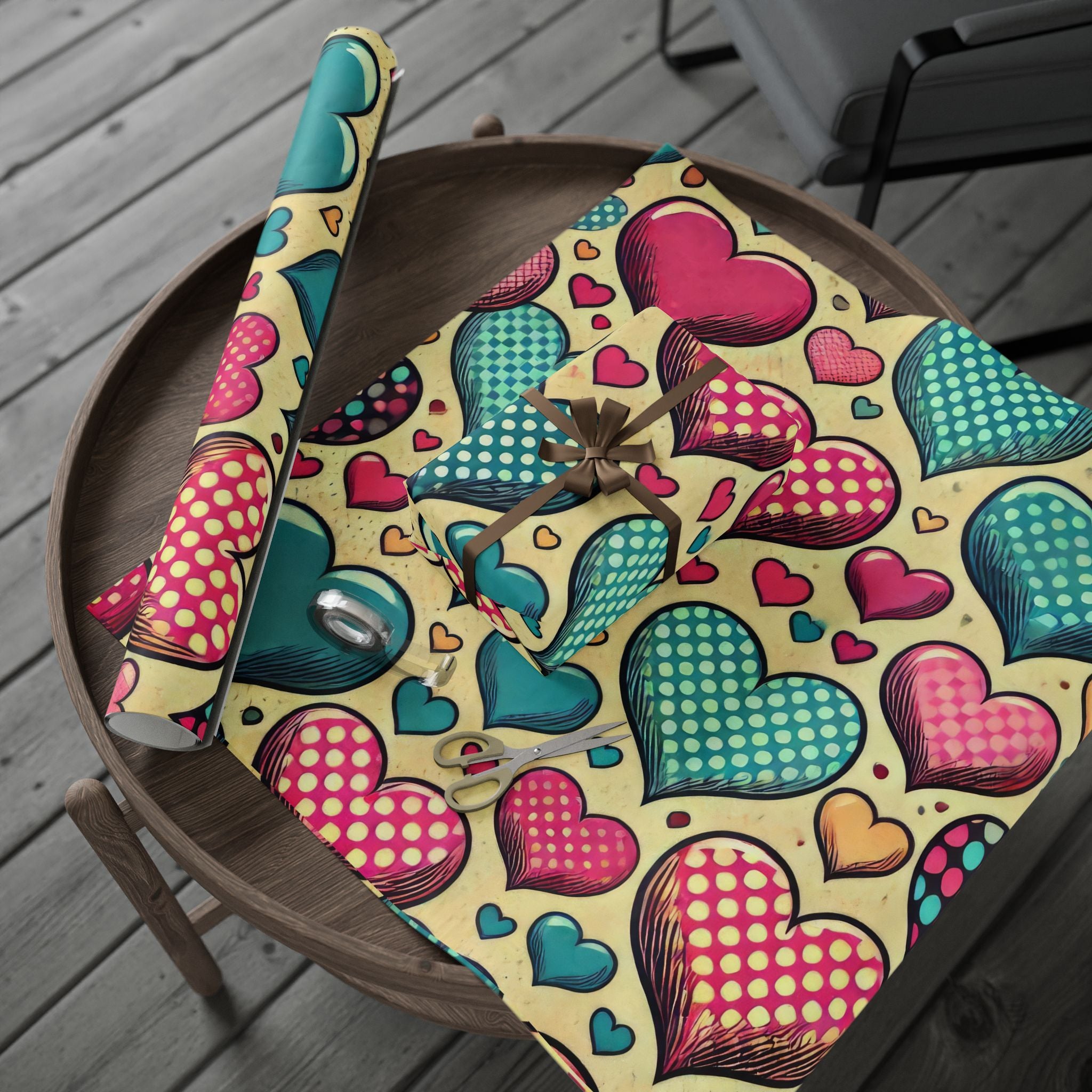 valentines-day-pop-art-gift-wrapping-papers-v-day-gift-wrap-roll-heart-love-pattern-romantic-present-packaging-anniversary-bi