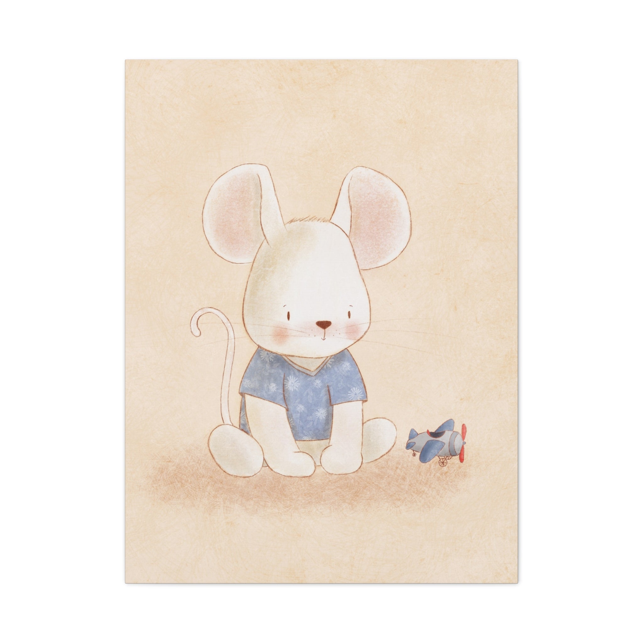 canvas-wall-art-cute-mouse-nursery-decor-baby-mouse-print-nursery-art-cute-mouse-decoration-baby-nursery-cute-animals
