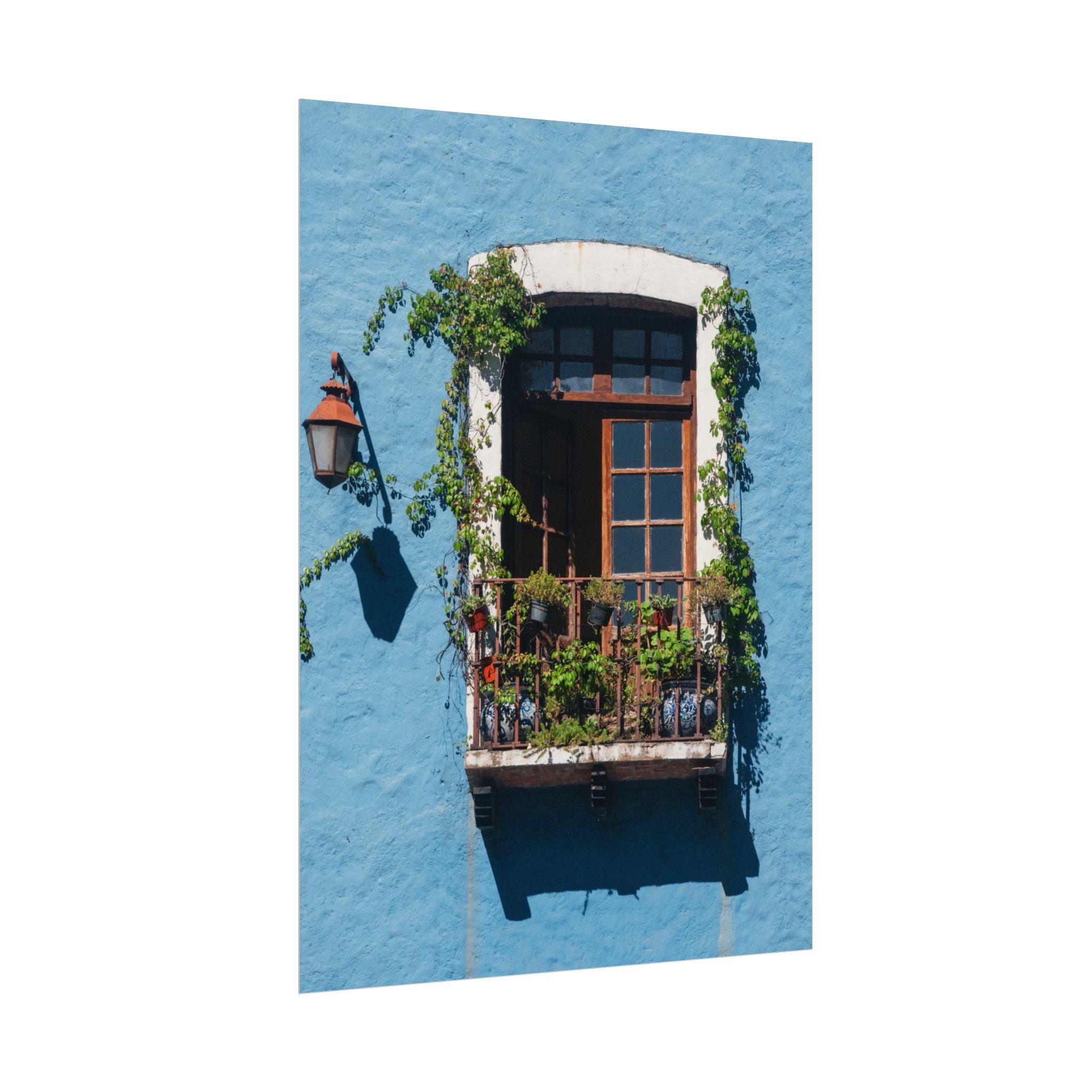 Rolled Posters, Mexican Balcony Home Decor Wall Art Hanging, Living Room Housewarming Gift, Poster Wall Art