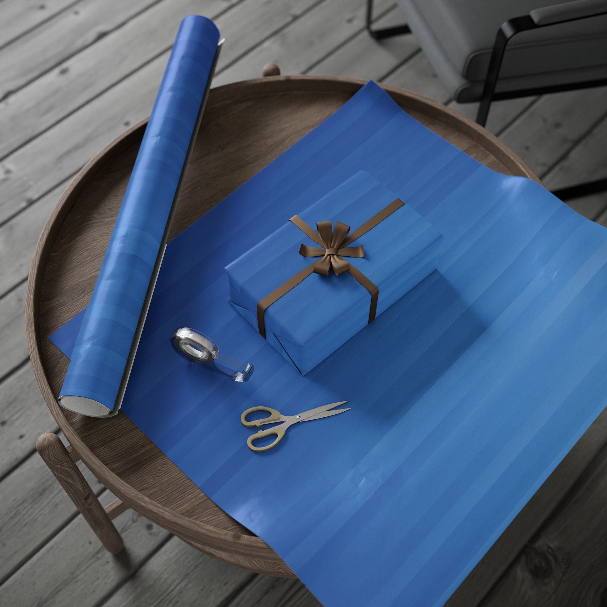 blue-line-stripe-elegant-wrapping-paper-gift-wrap-roll-for-holidays-birthdays-and-special-occasions-christmas-present-packagi