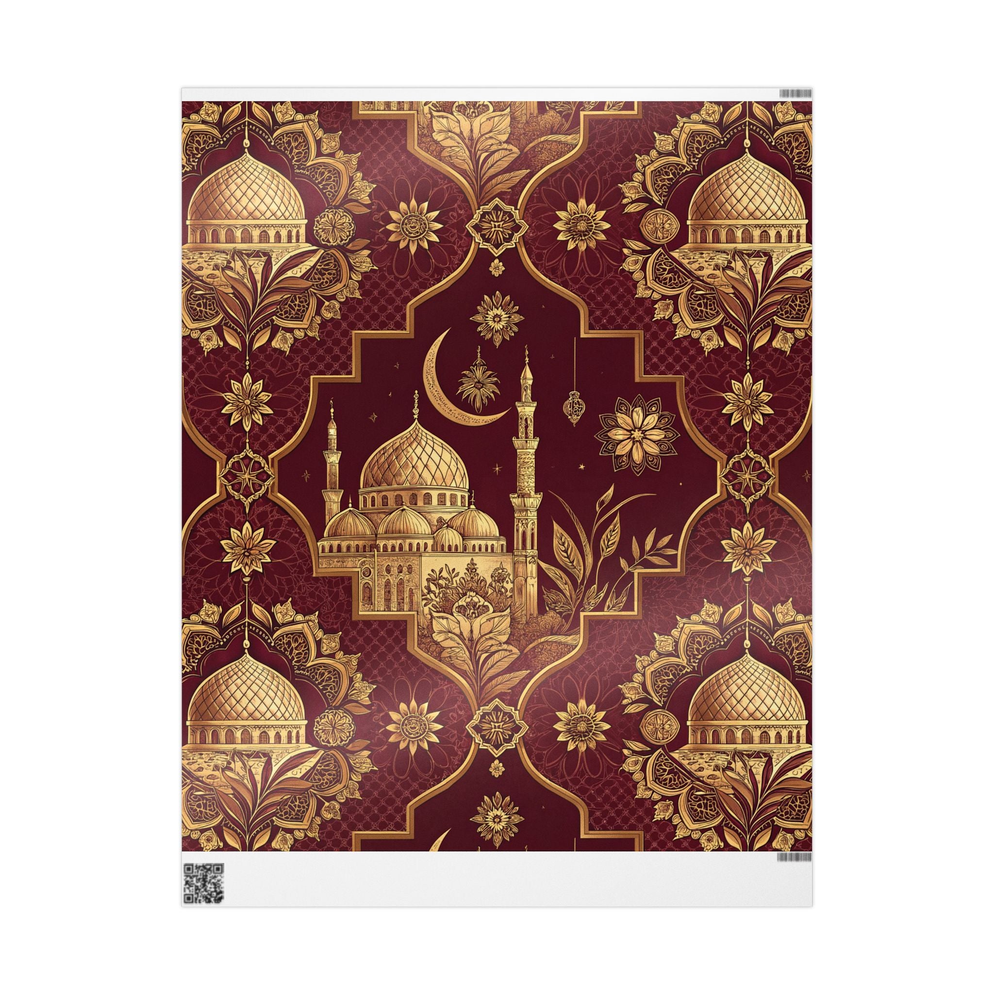 ramadan-night-wrapping-papers-islamic-celestial-gift-wrap-mosque-silhouette-eid-holiday-supplies-festive-present-packaging-re