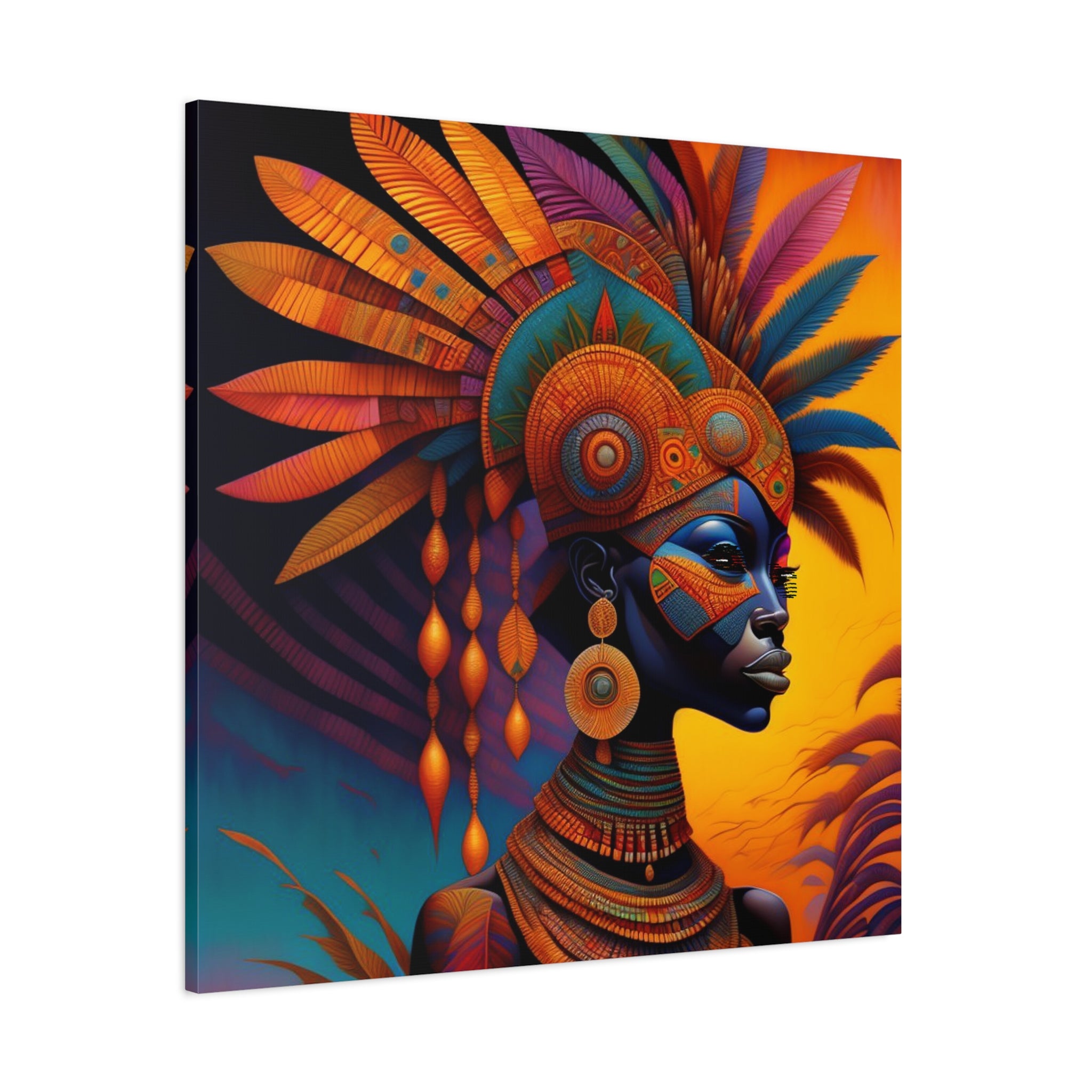 canvas-wall-art-traditional-african-woman-african-portrait-afrocentric-home-decor-tribal-art-african-american-art-ethnic-wall
