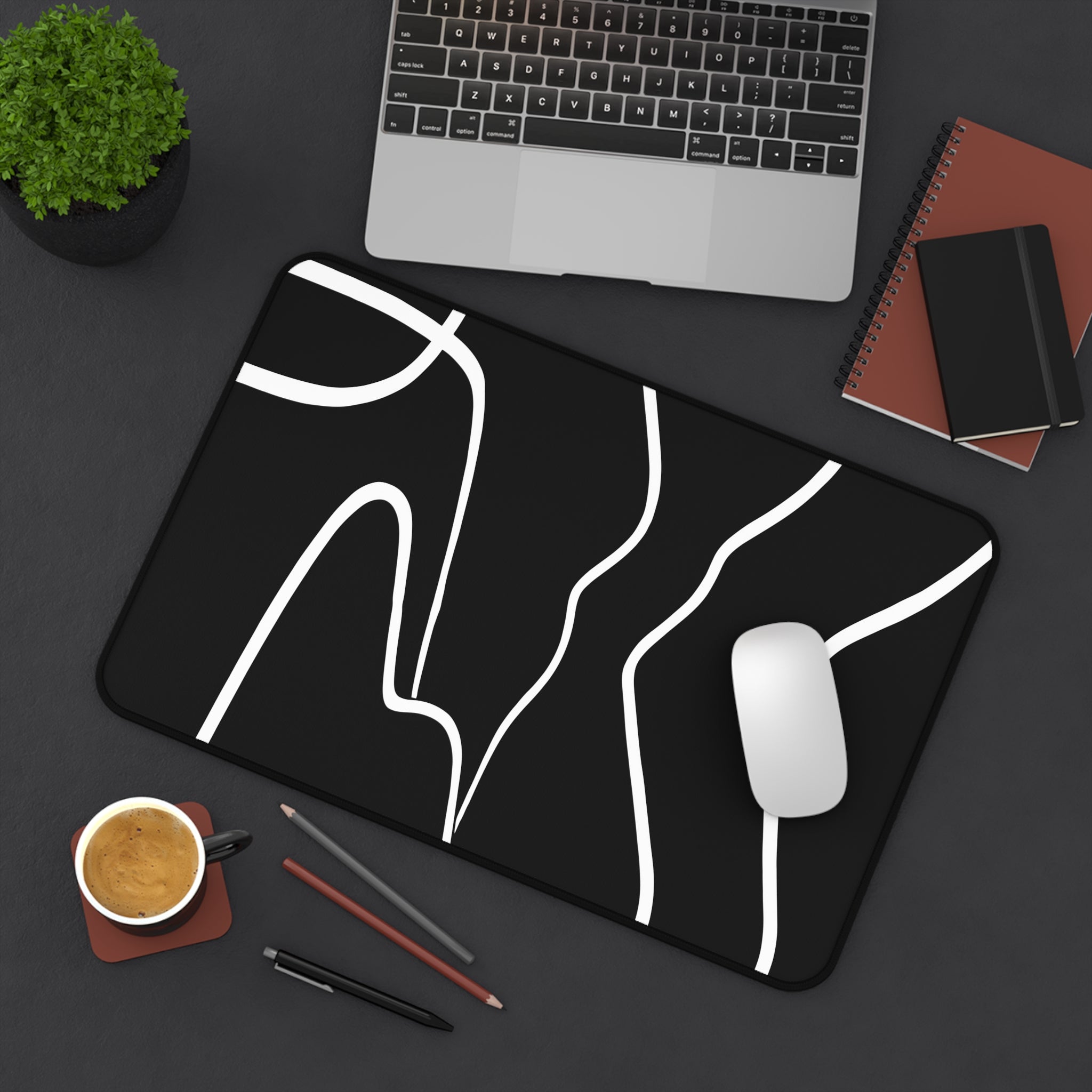 abstract-lines-monochrome-mouse-pad-black-and-white-face-desk-mat-sleek-black-and-white-desk-pad-modern-minimalist-mouse-pad