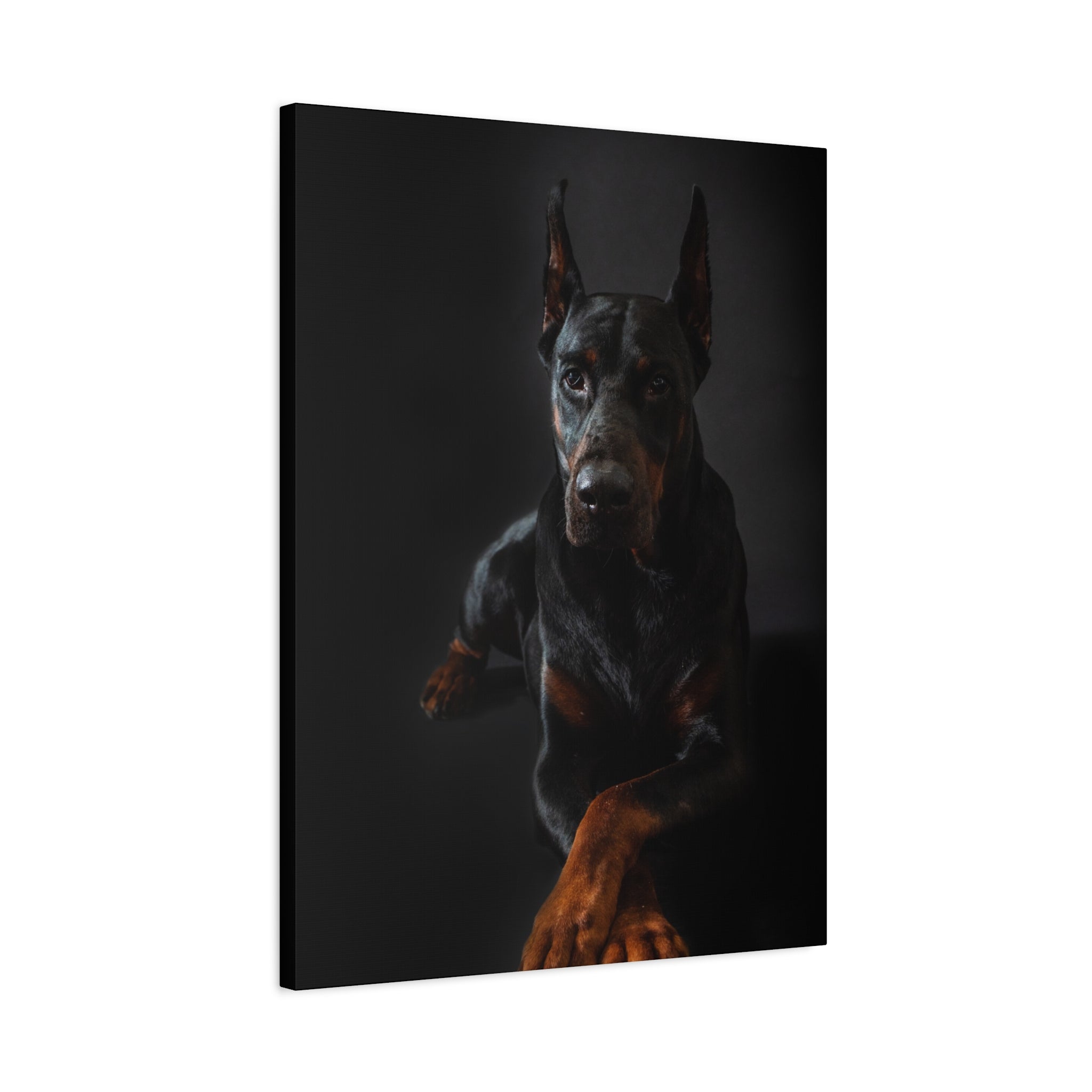 canvas-print-doberman-dog-wall-art-home-decor-office-decor-stretched-matte-canvas-1-25-gift-for-dog-lovers-animal-artwork-pet
