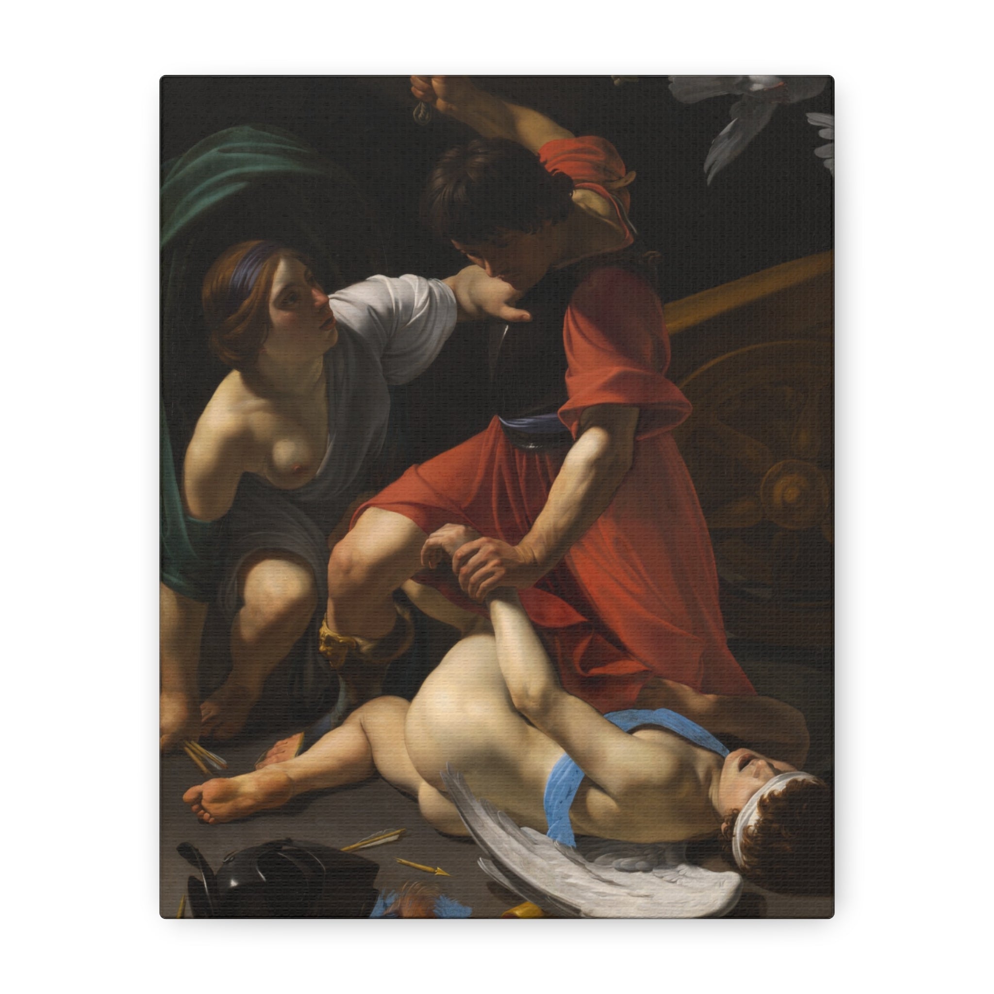 canvas-print-cupid-chastised-bartolomeo-manfredi-1613-matte-canvas-wall-art-stretched-1-25-inch-classic-art-decor-artwork