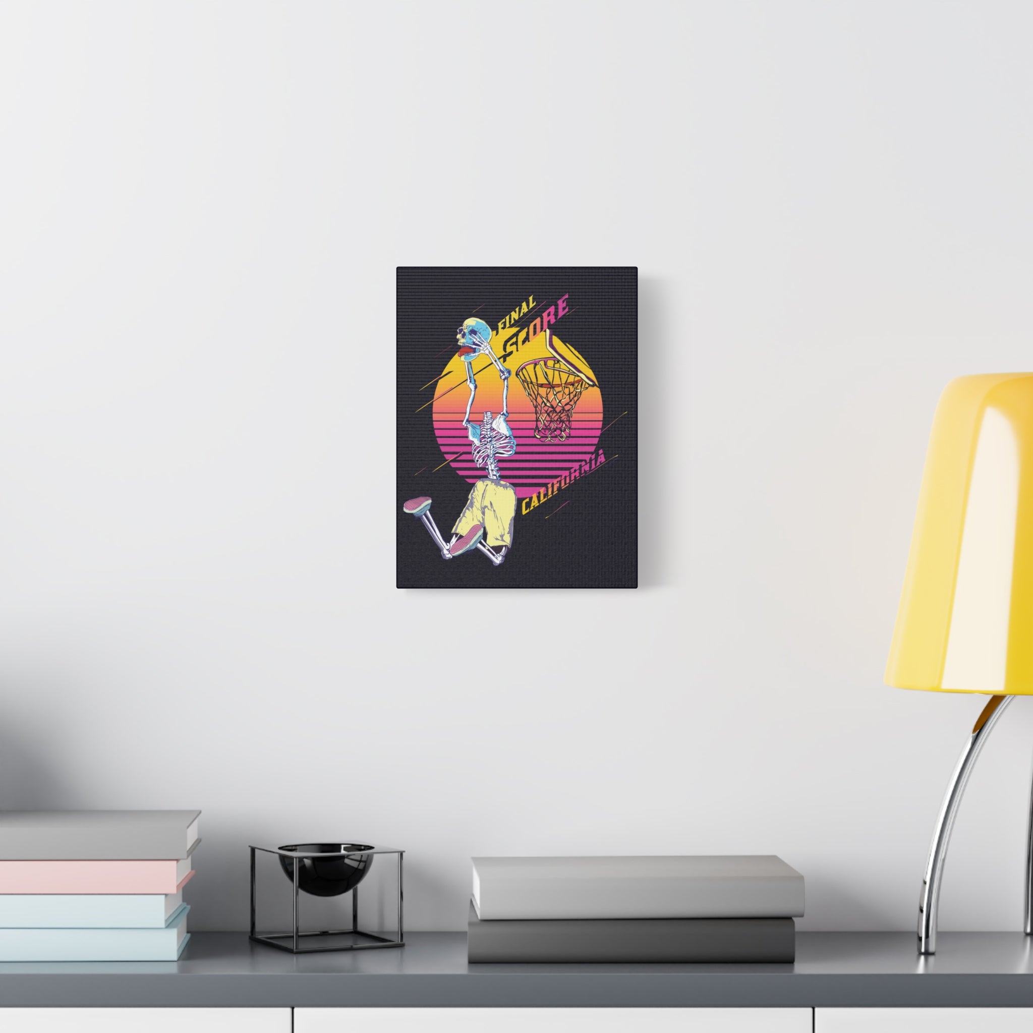 california-basketball-canvas-wall-art-basketball-prints-skull-art-retro-basketball-decor-basketball-home-wall-decor-housewarm