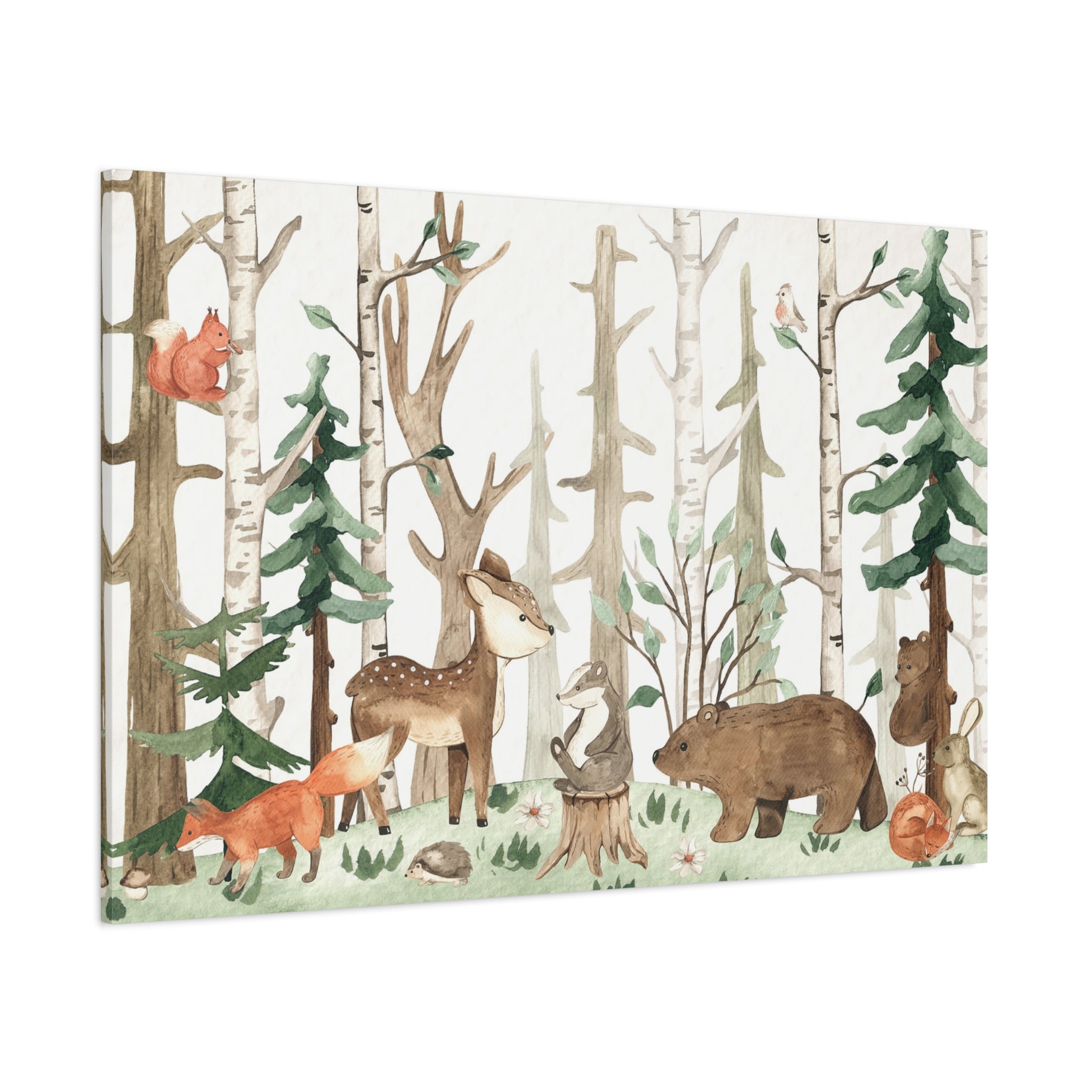 canvas-wall-art-jungle-safari-nursery-decor-safari-print-nursery-art-woodland-nursery-decoration-baby-nursery-safari-prints-1