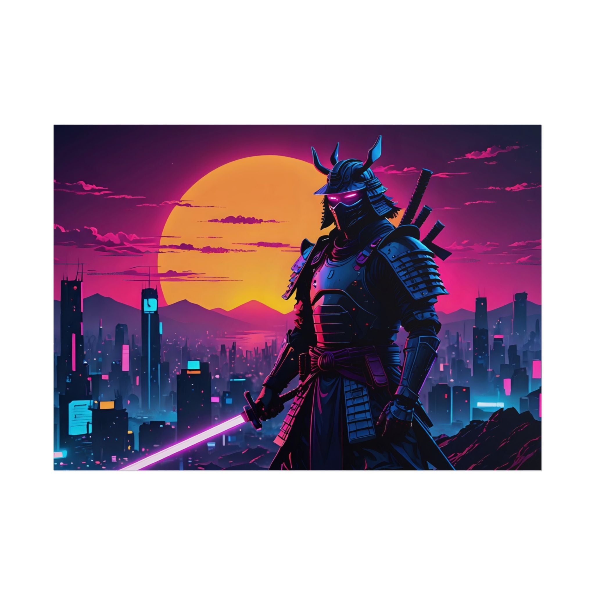 samurai-retrowave-poster-print-synthawave-wall-art-poster-gift-for-anime-fans-home-decor-japanese-art-retro-aesthetic-lightsa