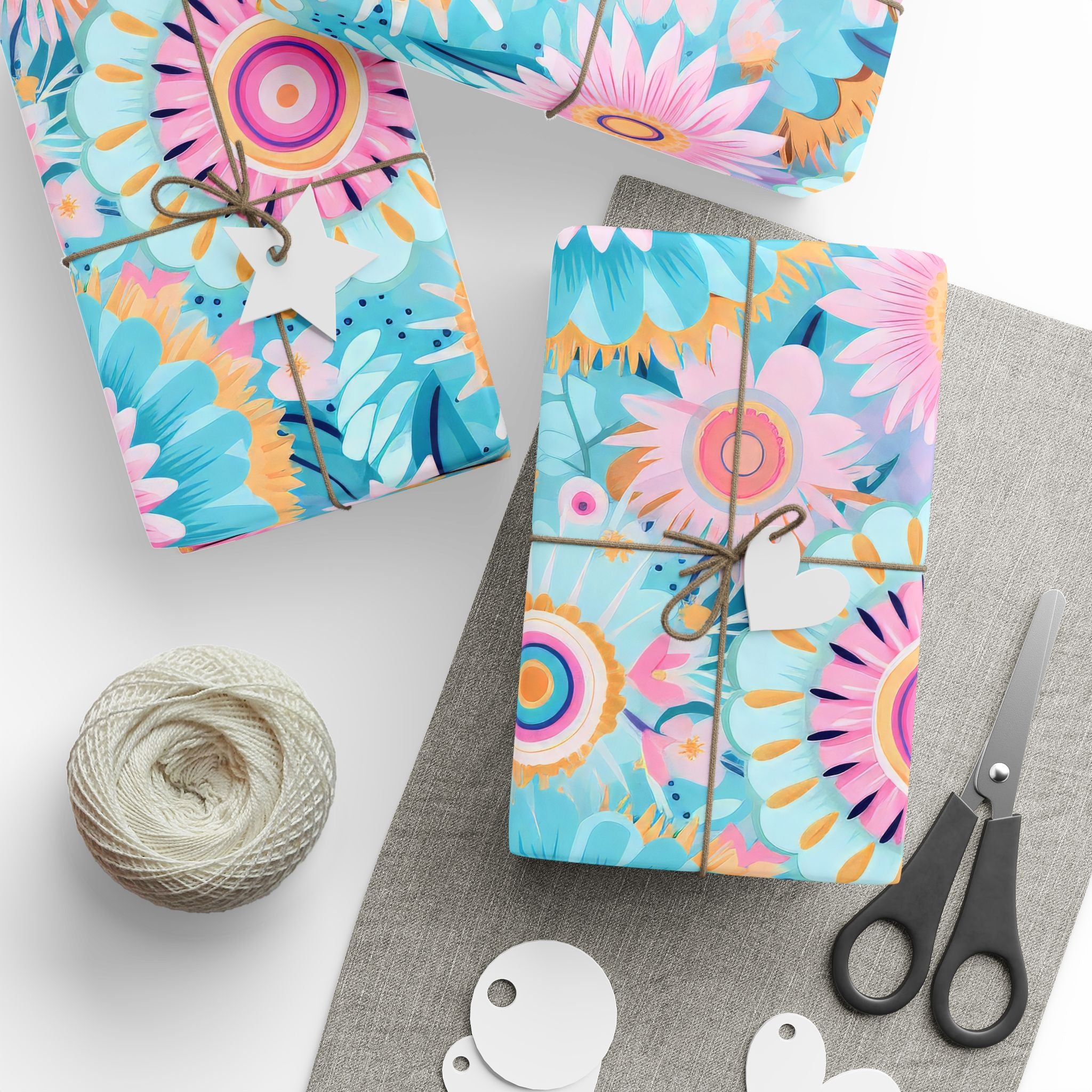 boho-wrapping-papers-pastel-gift-wrap-roll-for-birthday-unique-bohemian-design-holiday-present-wrap-scandinavian-style-packag