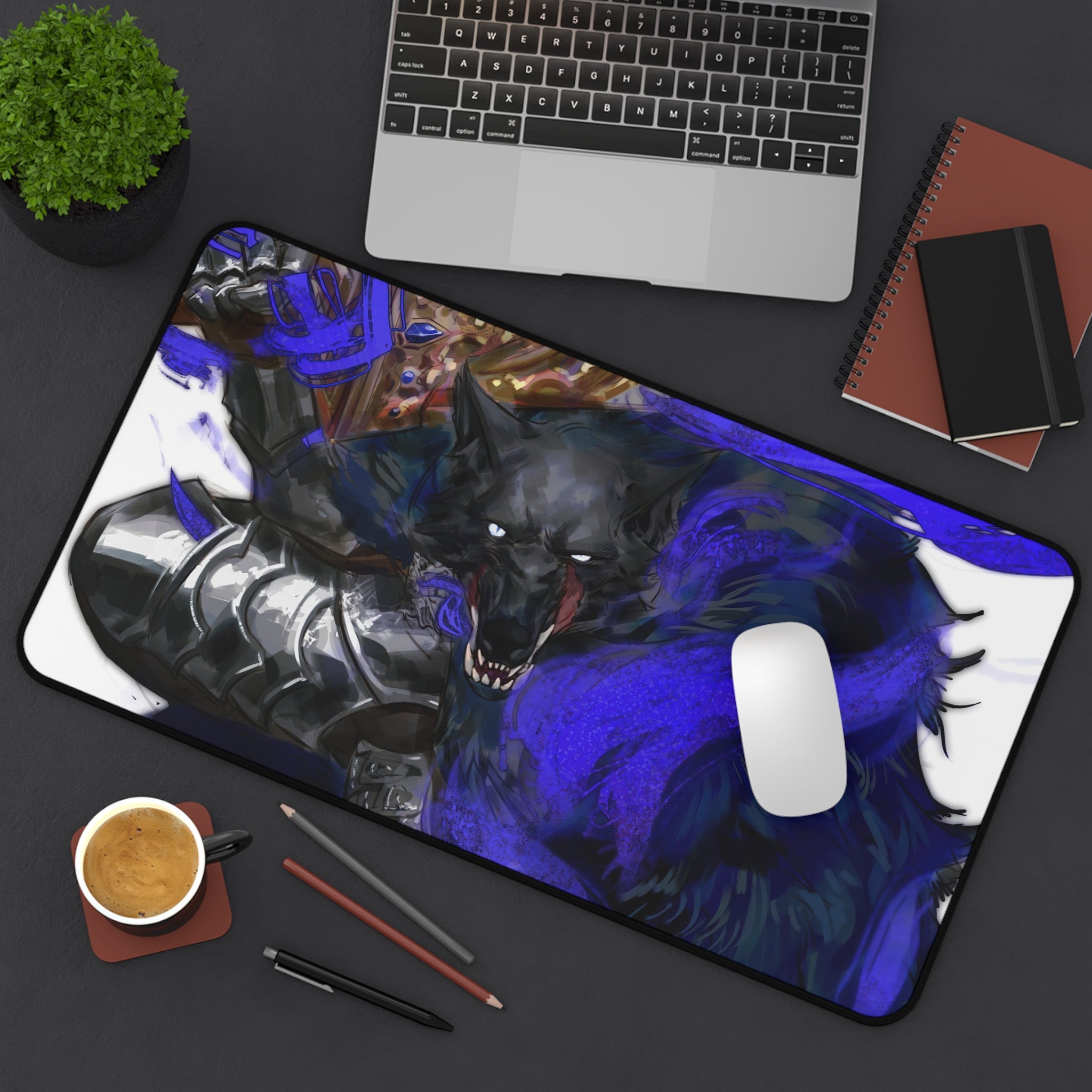 elden-ring-blaidd-mouse-pad-xl-gaming-desk-pad-shadow-of-the-erdtree-medival-armor-gamer-setup-desk-