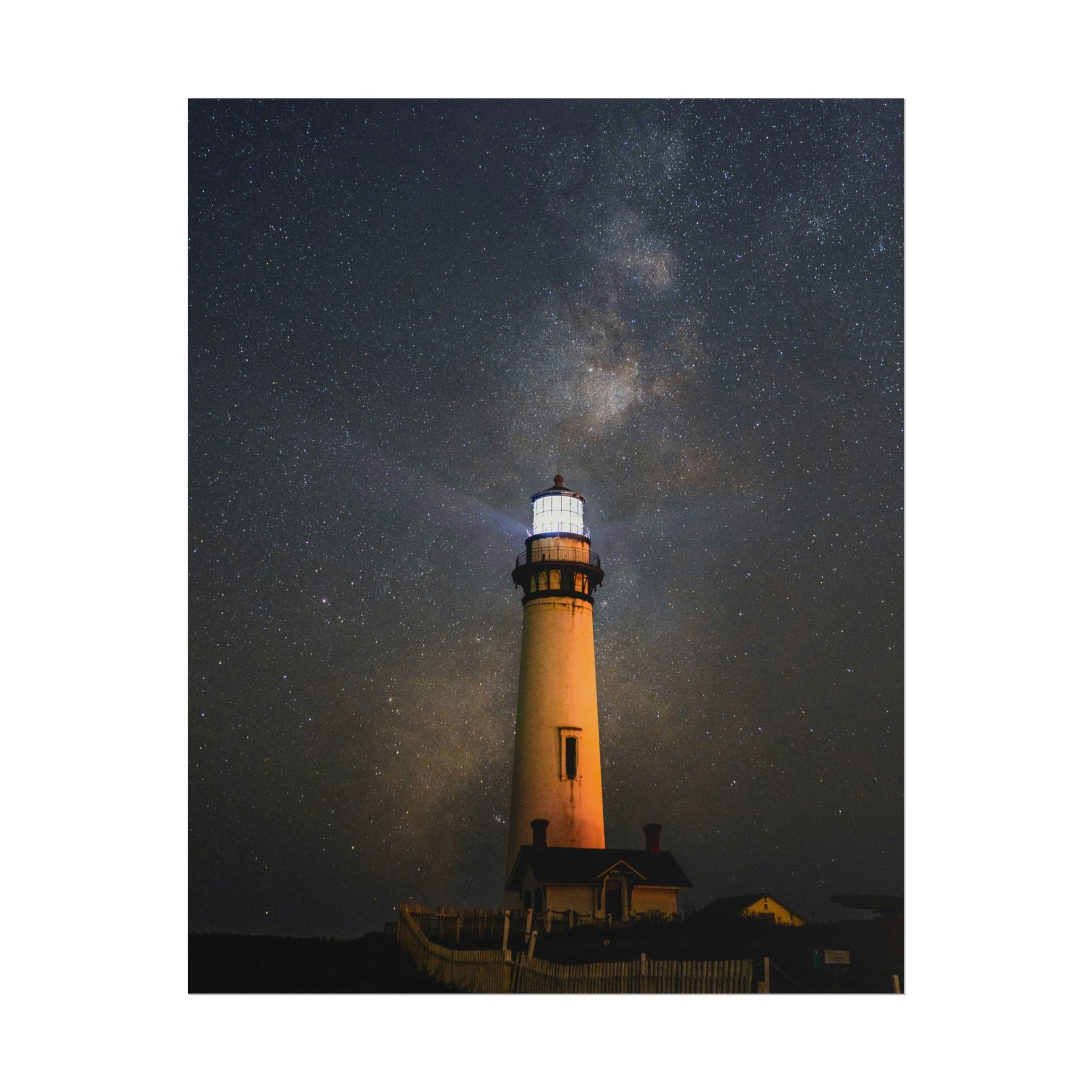 lighthouse-on-rock-poster-print-coastal-wall-art-nautical-decor-beach-house-decoration-seaside-wall