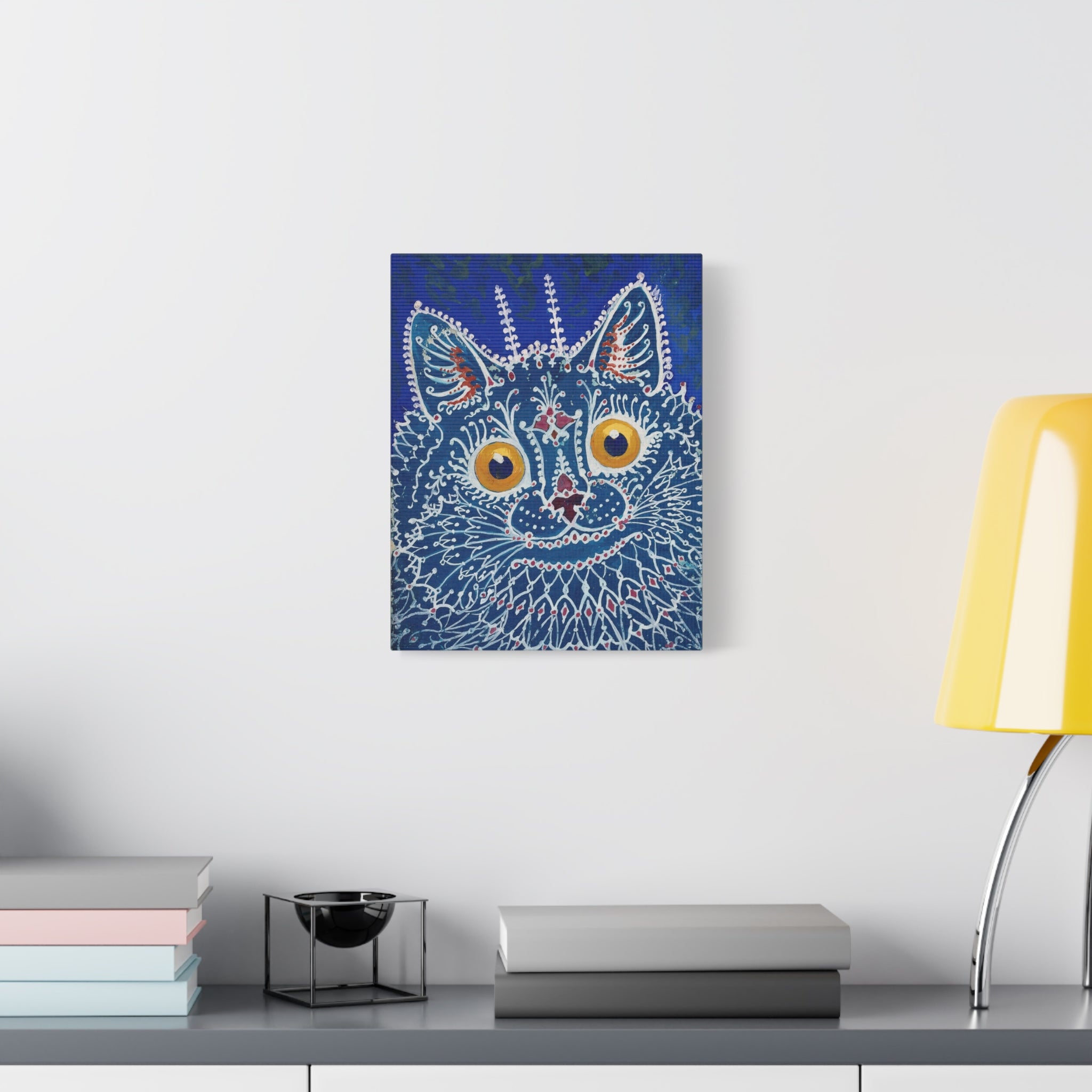 canvas-print-louis-wain-cat-gothic-style-gouache-art-large-wall-decor-matte-stretched-home-office-decoration-unique-cat-print