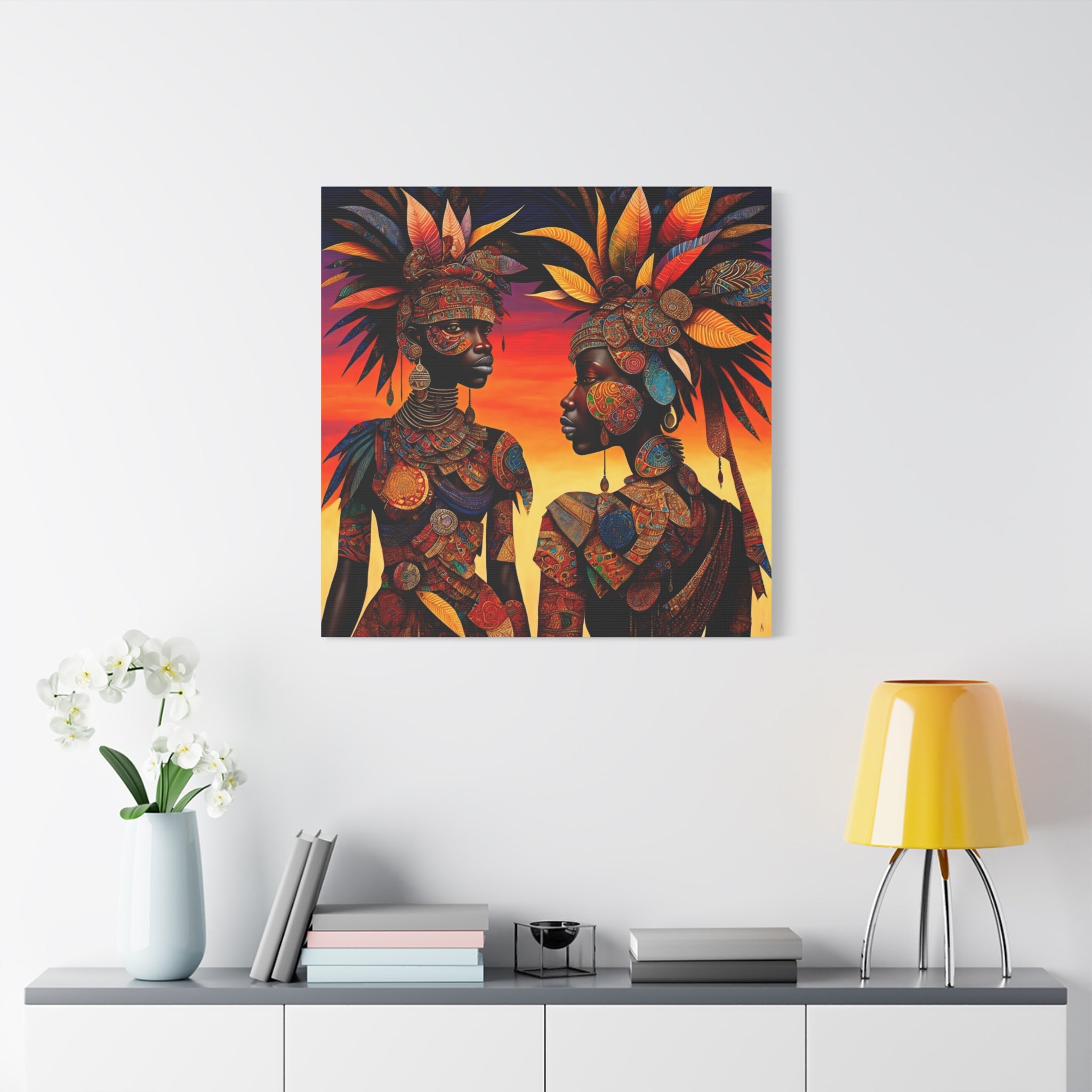 canvas-wall-art-traditional-african-woman-african-portrait-afrocentric-home-decor-tribal-art-african-american-art-ethnic-wall