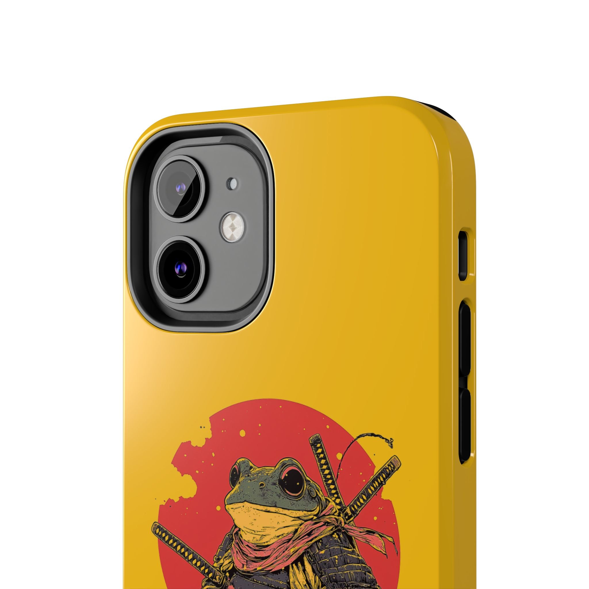retro-vintage-ninja-frog-iphone-tough-case-red-sun-japanese-samurai-frog-design-ninja-warrior-yellow-iphone-hard-cover