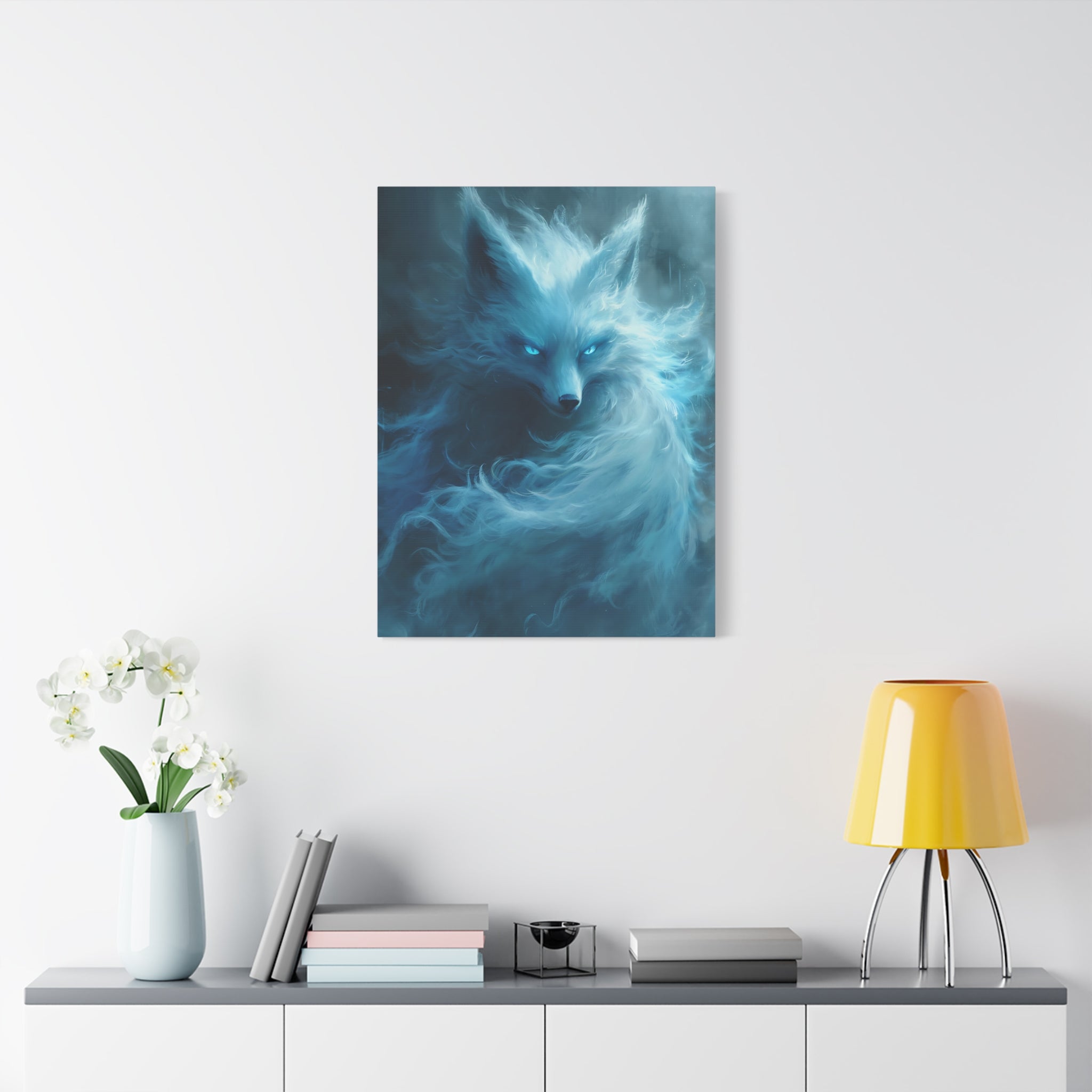 canvas-wall-art-white-snow-fox-fantasy-decor-wildlife-wall-art-home-decor-animal-lover-gift-nature-print-canvas-print-gift