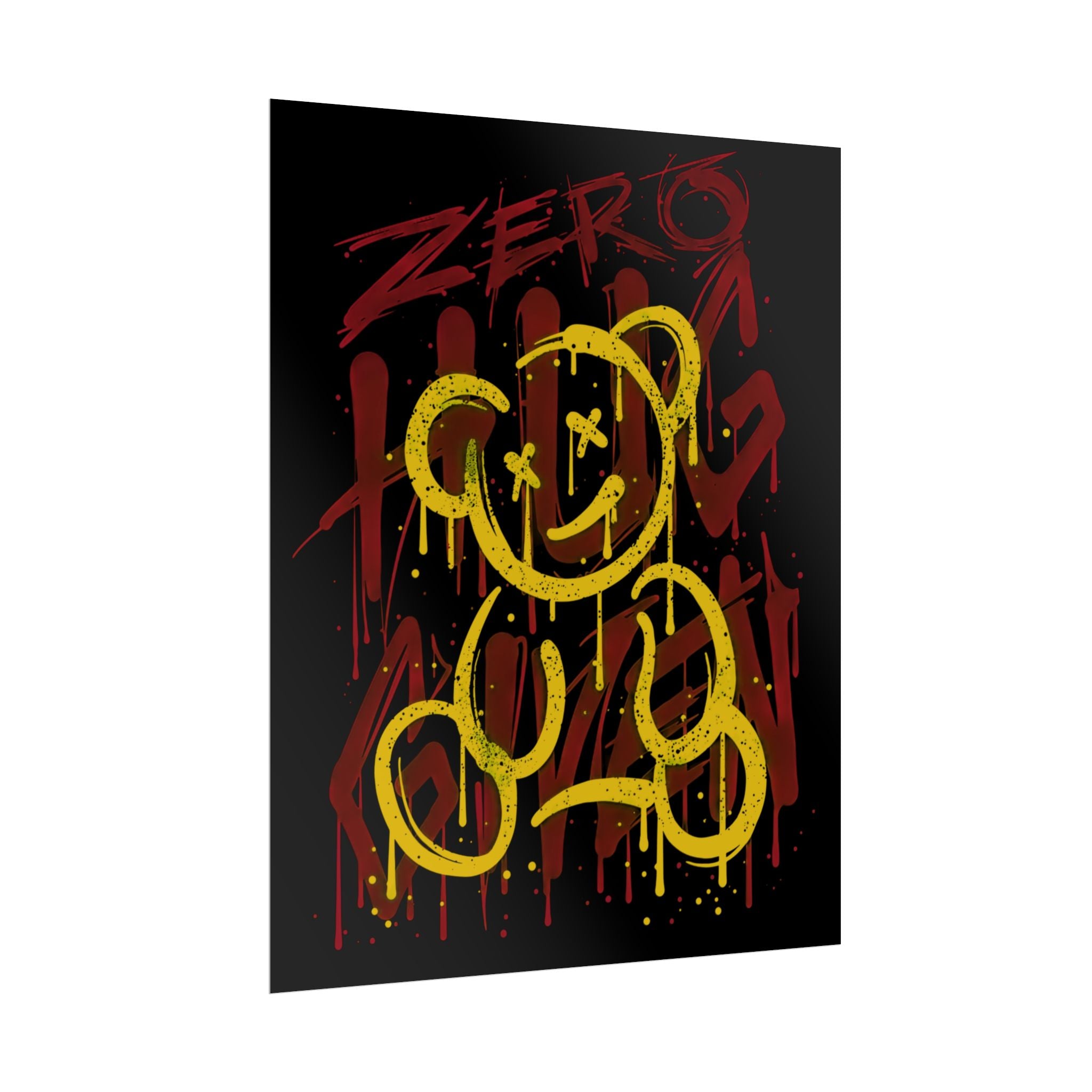 zero-hug-given-poster-print-teddy-bear-print-graffiti-wall-art-fun-wall-art-moody-wall-art-emotional-wall-decor