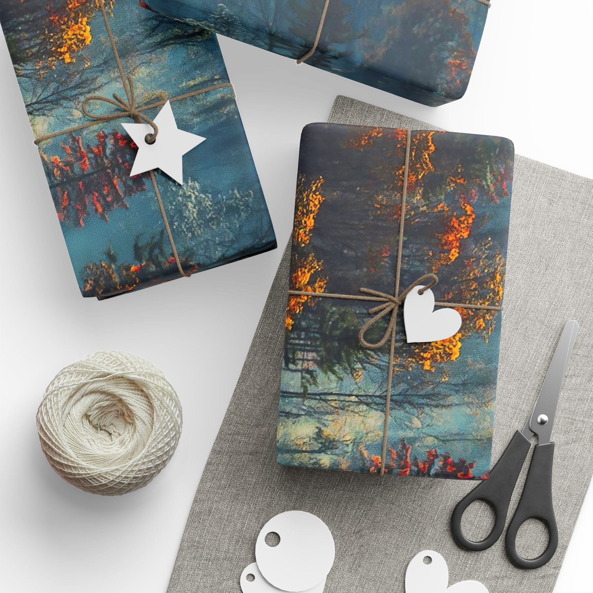 forest-mist-wrapping-paper-nature-gift-wrap-foggy-woods-present-wrap-tree-lover-decorative-paper-outdoor-adventure-crafting-s