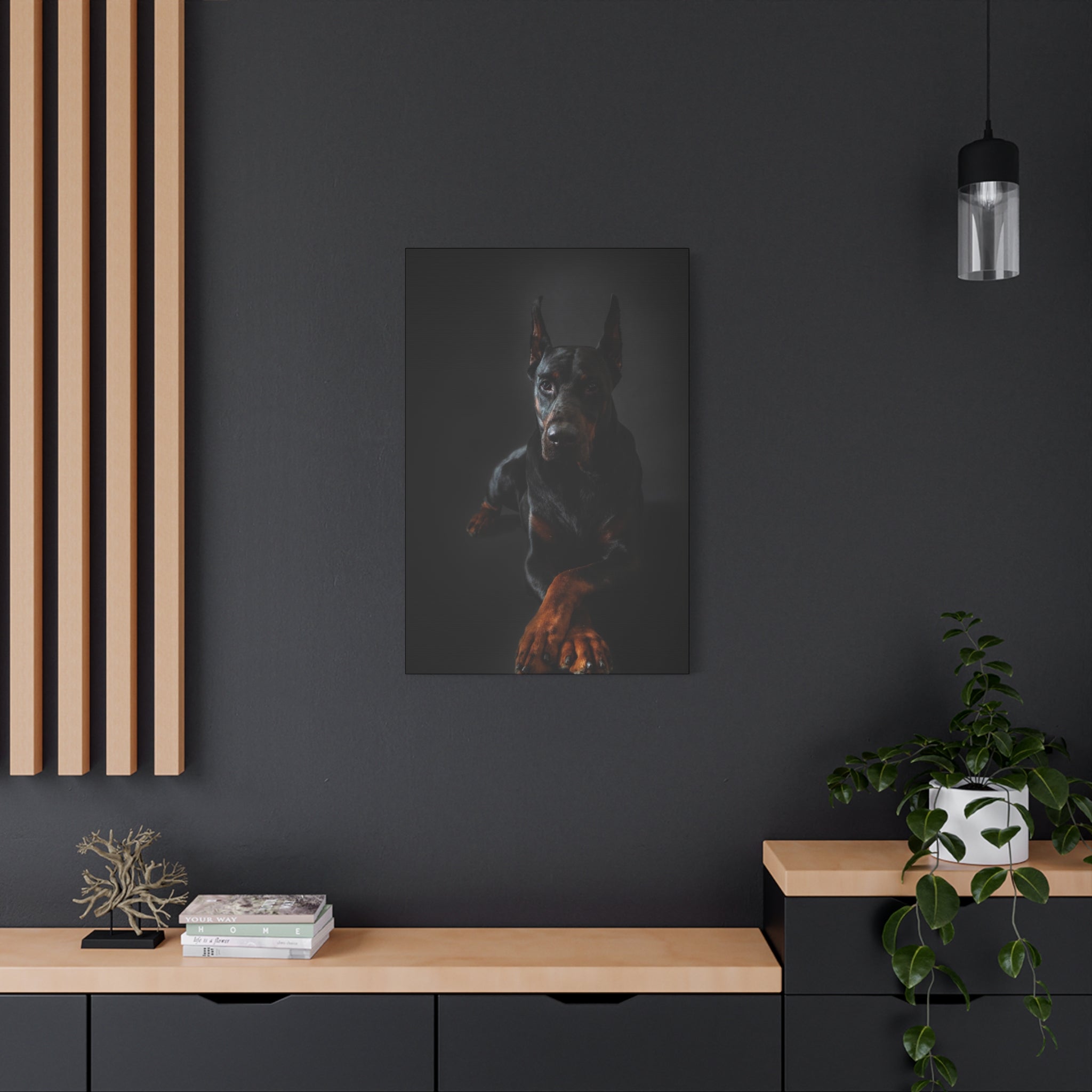 canvas-print-doberman-dog-wall-art-home-decor-office-decor-stretched-matte-canvas-1-25-gift-for-dog-lovers-animal-artwork-pet