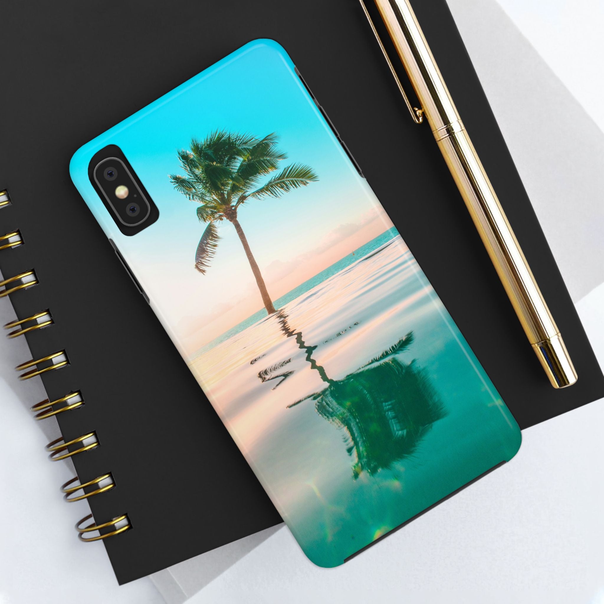 palm-tree-iphone-tough-case-stylish-protective-iphone-cover-beach-lover-gift-summer-accessory-trendy-tropical-smartphone-shel