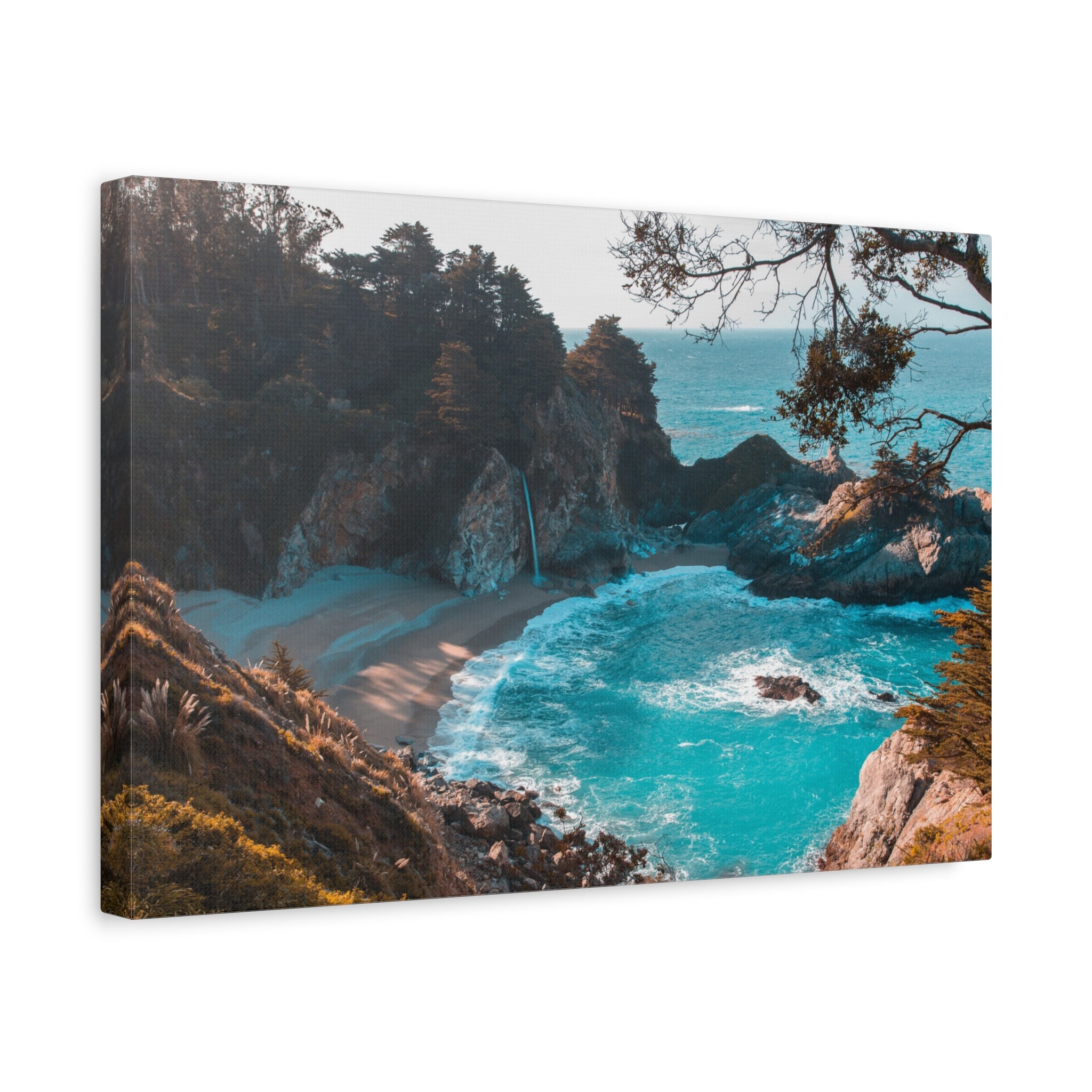 canvas-print-beach-sea-nature-scenery-home-decor-wall-art-ocean-sunset-coastal-landscape-matte-stretched-home-decoration