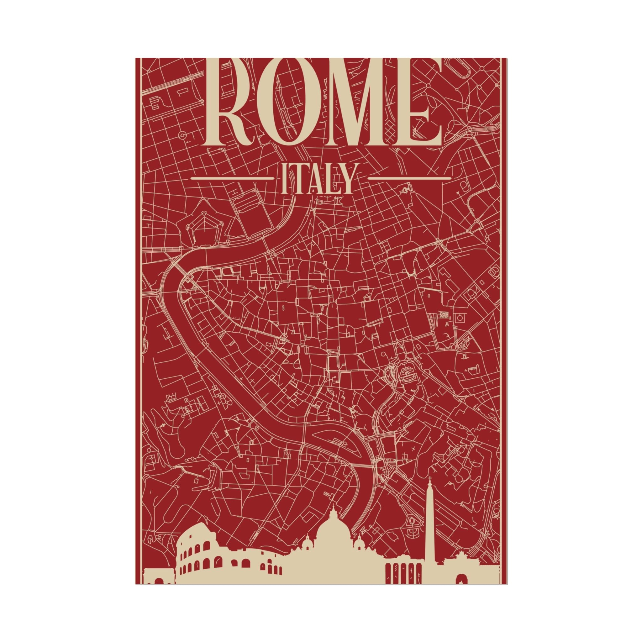 rome-italy-travel-poster-rolled-posters-for-home-decor-wall-art-print-italian-cityscape-wall-hanging