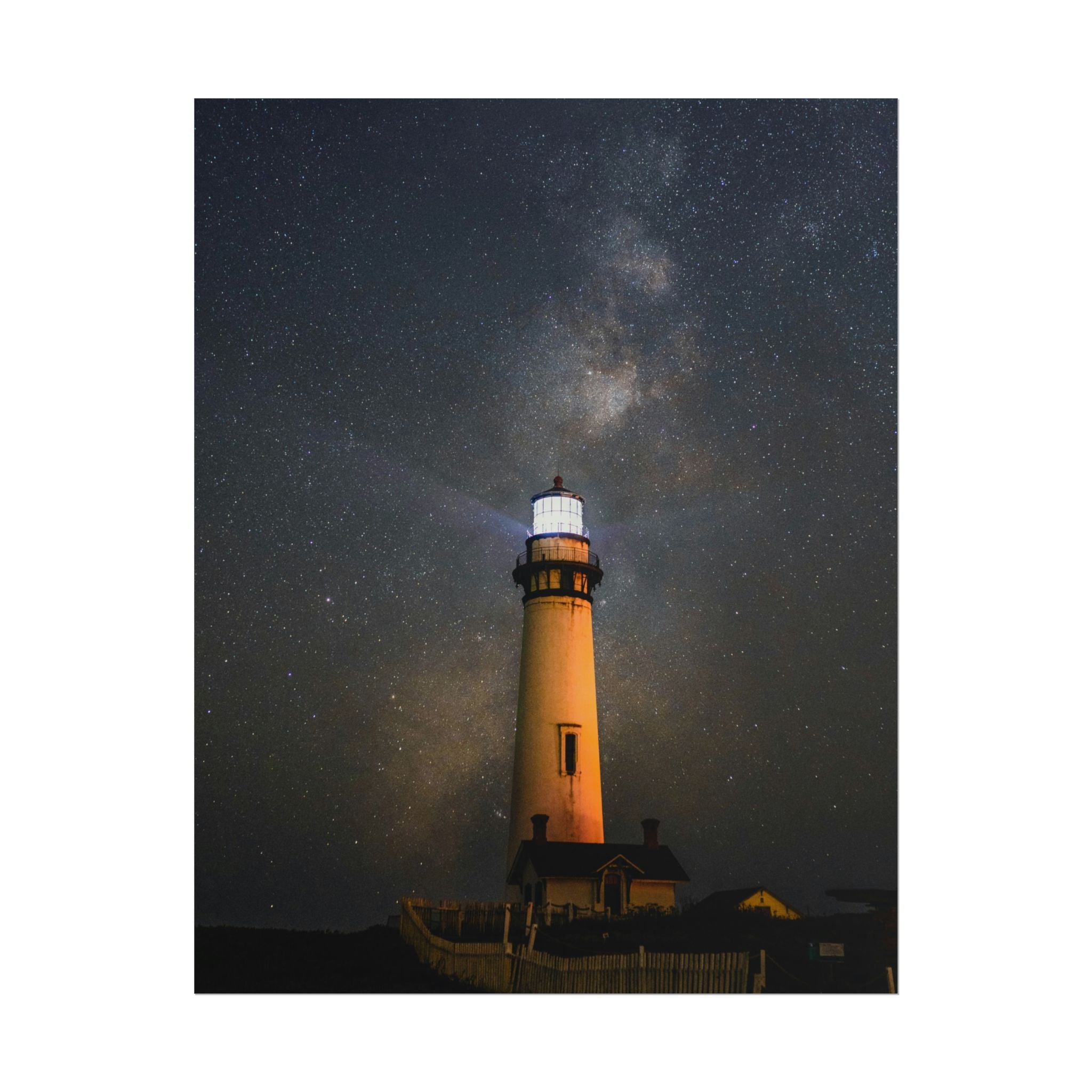 lighthouse-on-rock-poster-print-coastal-wall-art-nautical-decor-beach-house-decoration-seaside-wall