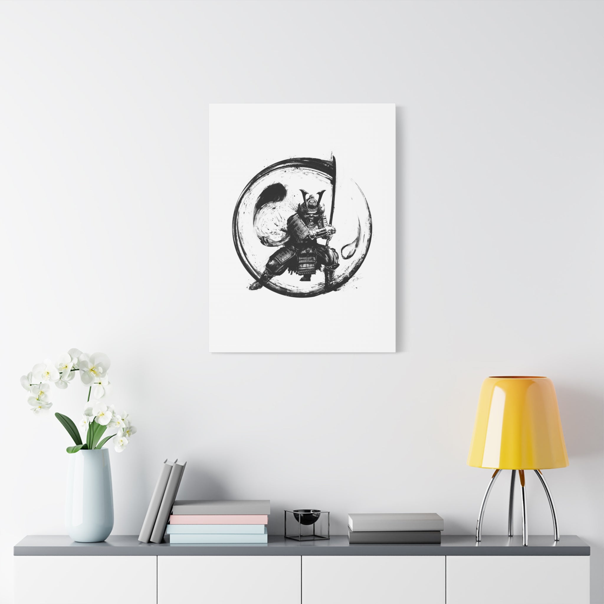 canvas-wall-art-japanese-samurai-ying-yang-katana-oni-mask-black-and-white-home-decor-zen-wall-hanging-asian-art-samurai-swor