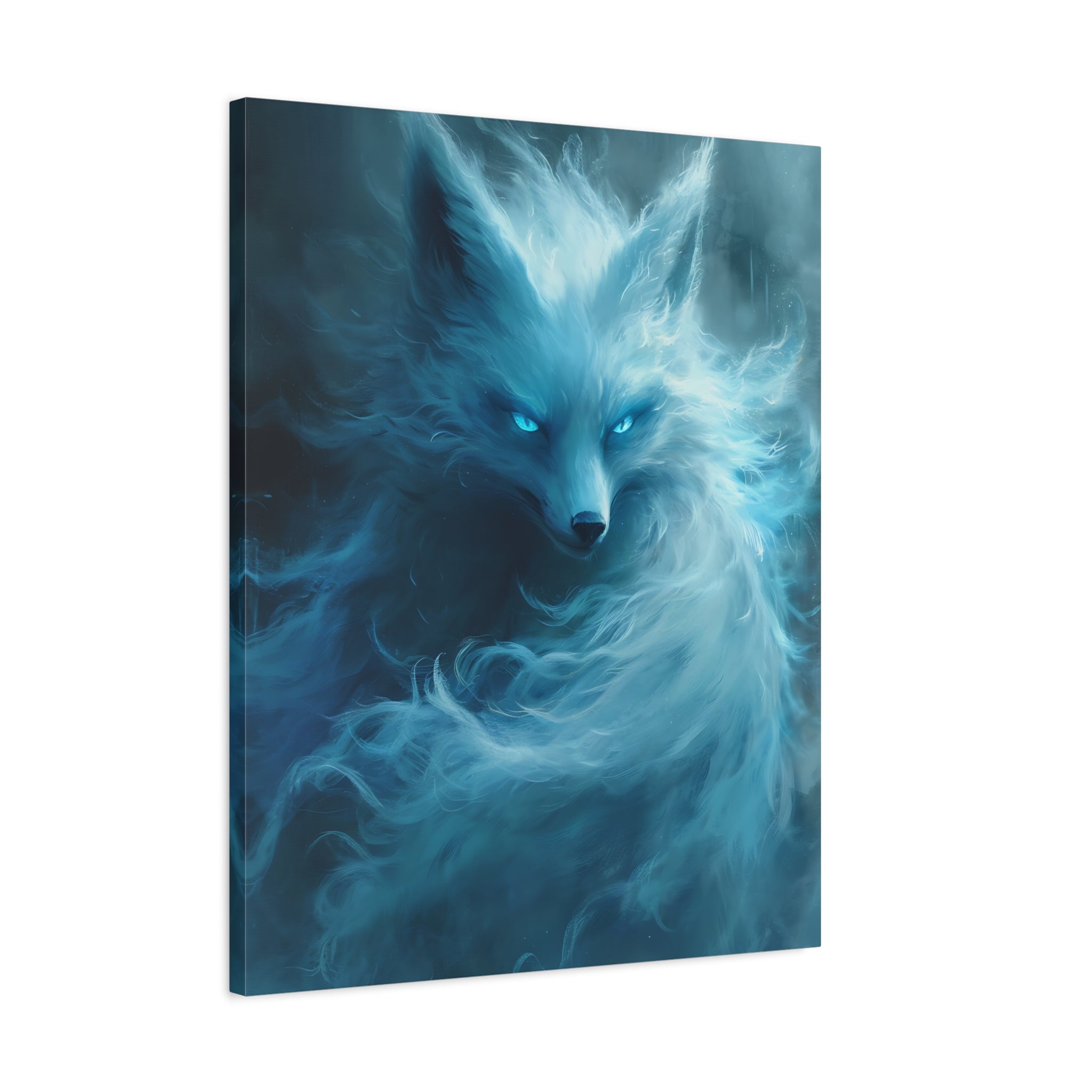 canvas-wall-art-white-snow-fox-fantasy-decor-wildlife-wall-art-home-decor-animal-lover-gift-nature-print-canvas-print-gift