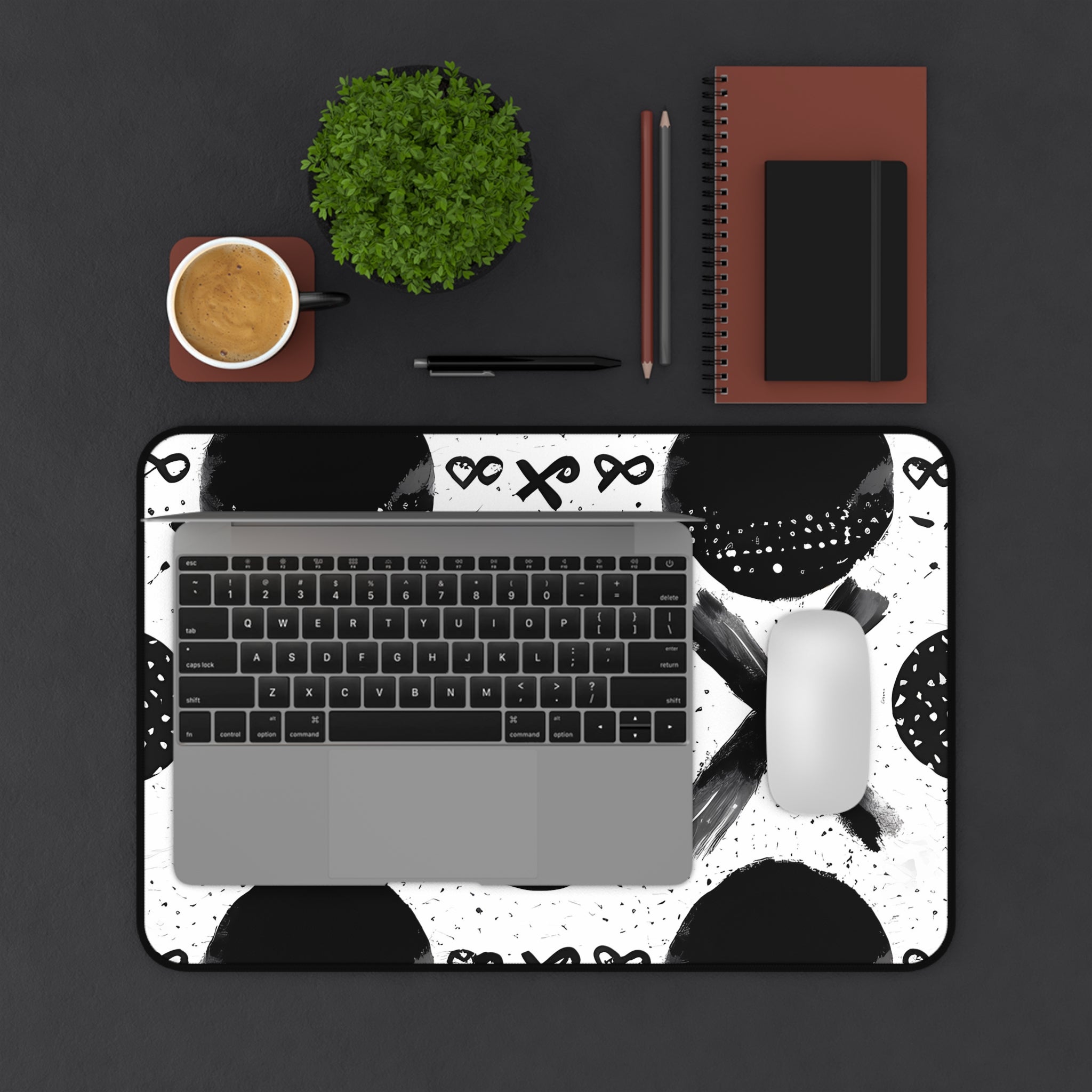 3x-monochrome-mouse-pad-black-and-white-face-desk-mat-sleek-black-and-white-desk-pad-modern-minimalist-mouse-pad