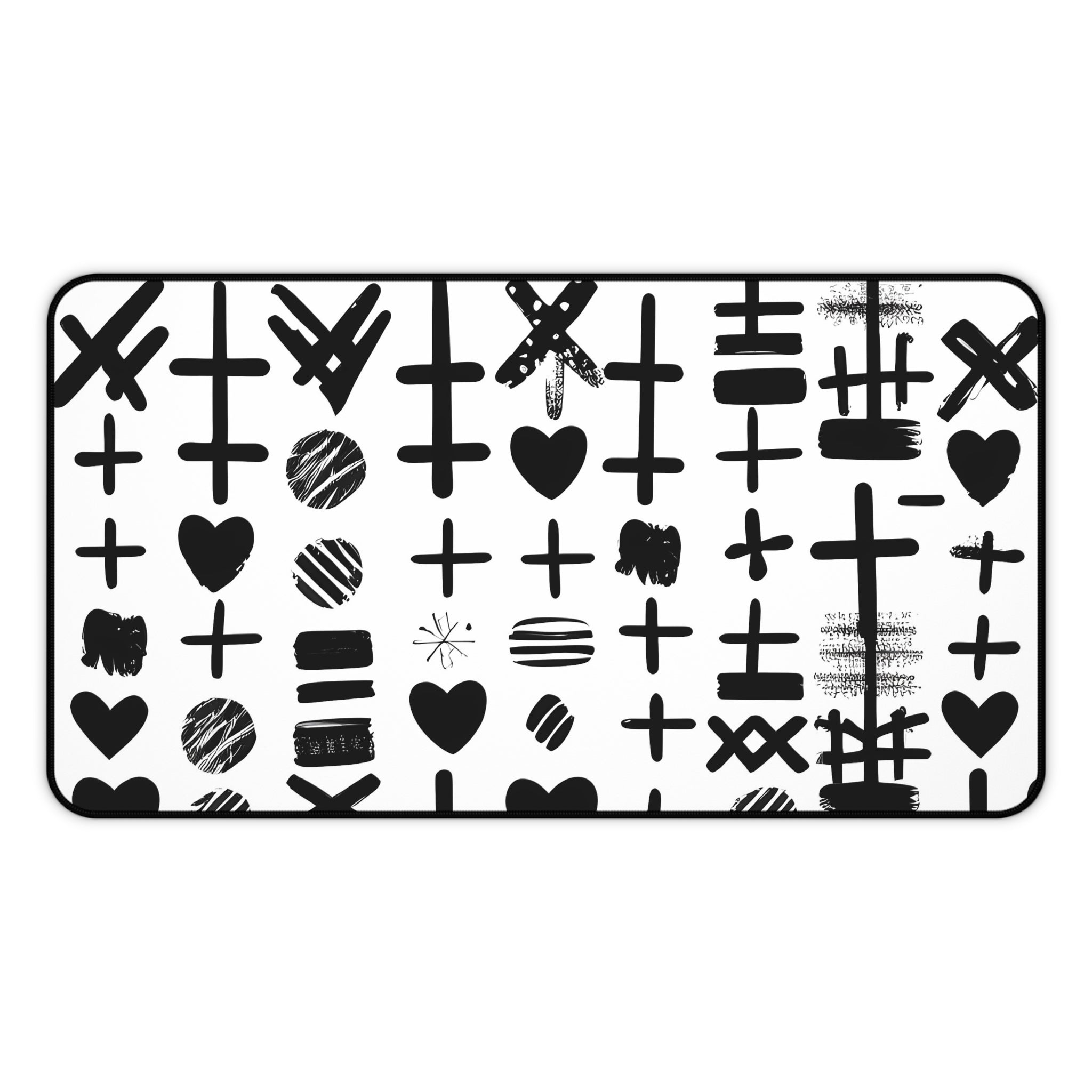 hearth-and-x-monochrome-mouse-pad-black-and-white-desk-mat-sleek-black-and-white-desk-pad-modern-minimalist-mouse-pad