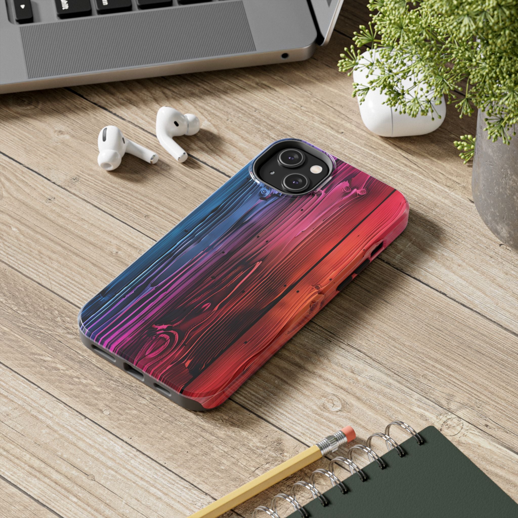 disco-neon-tough-iphone-cases-wood-grain-texture-iphone-case-cover-protective-iphone-shell-unique-iphone-accessories-iphone-1